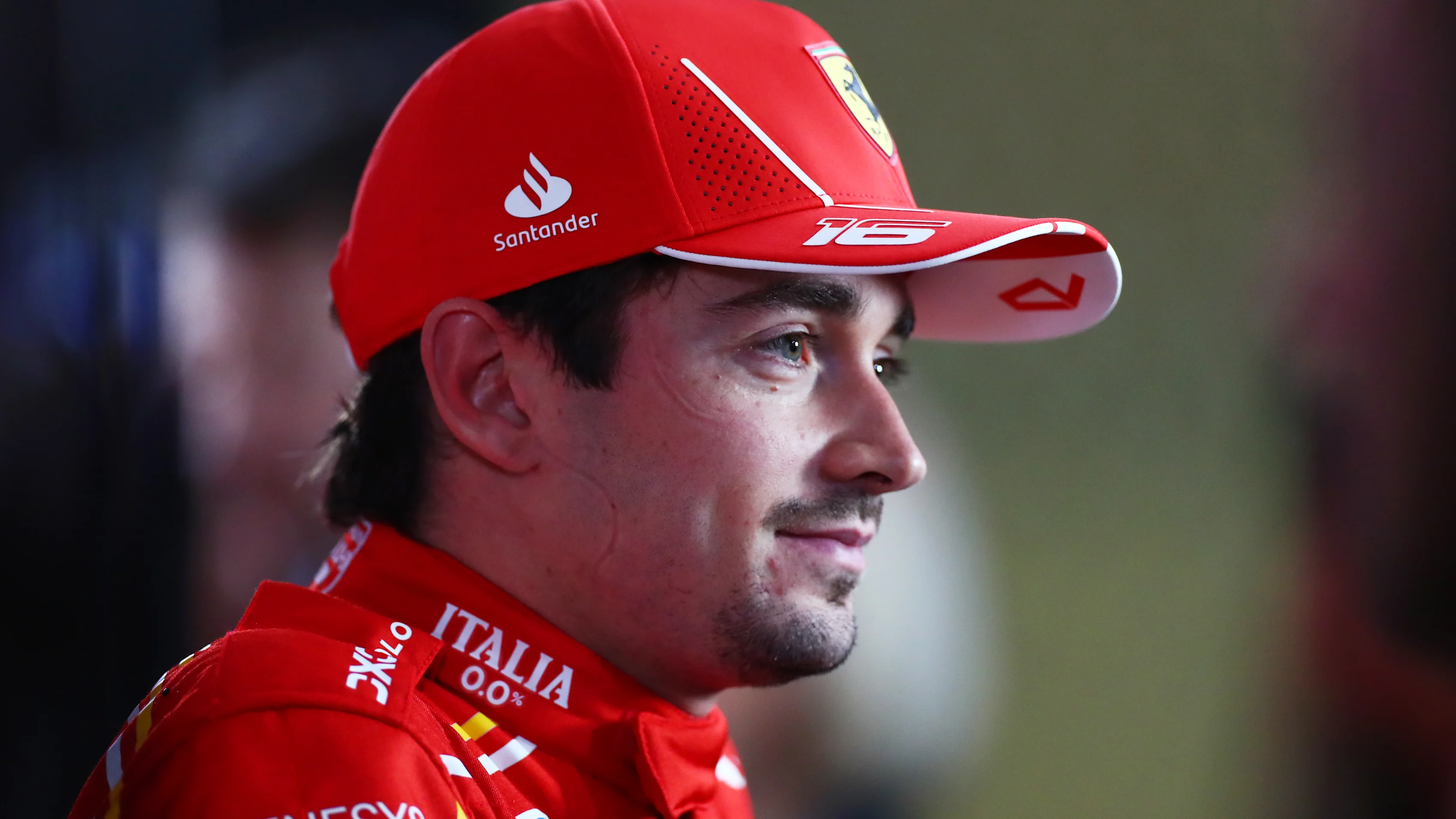 LUSAIL CITY, QATAR - NOVEMBER 30: 5th placed Charles Leclerc of Monaco and Ferrari talks to the