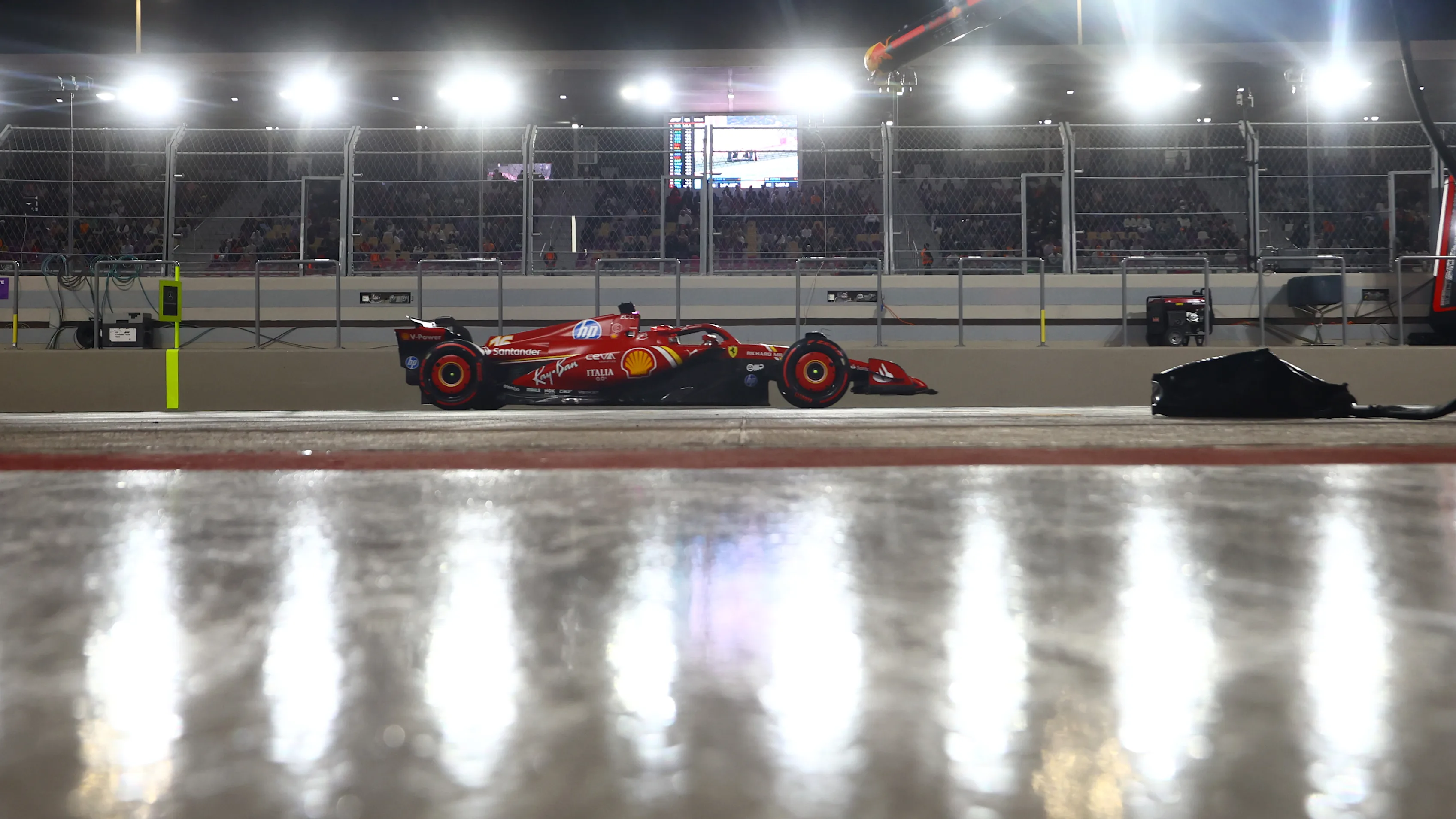 LUSAIL CITY, QATAR - NOVEMBER 30: Charles Leclerc of Monaco driving the (16) Ferrari SF-24 in the