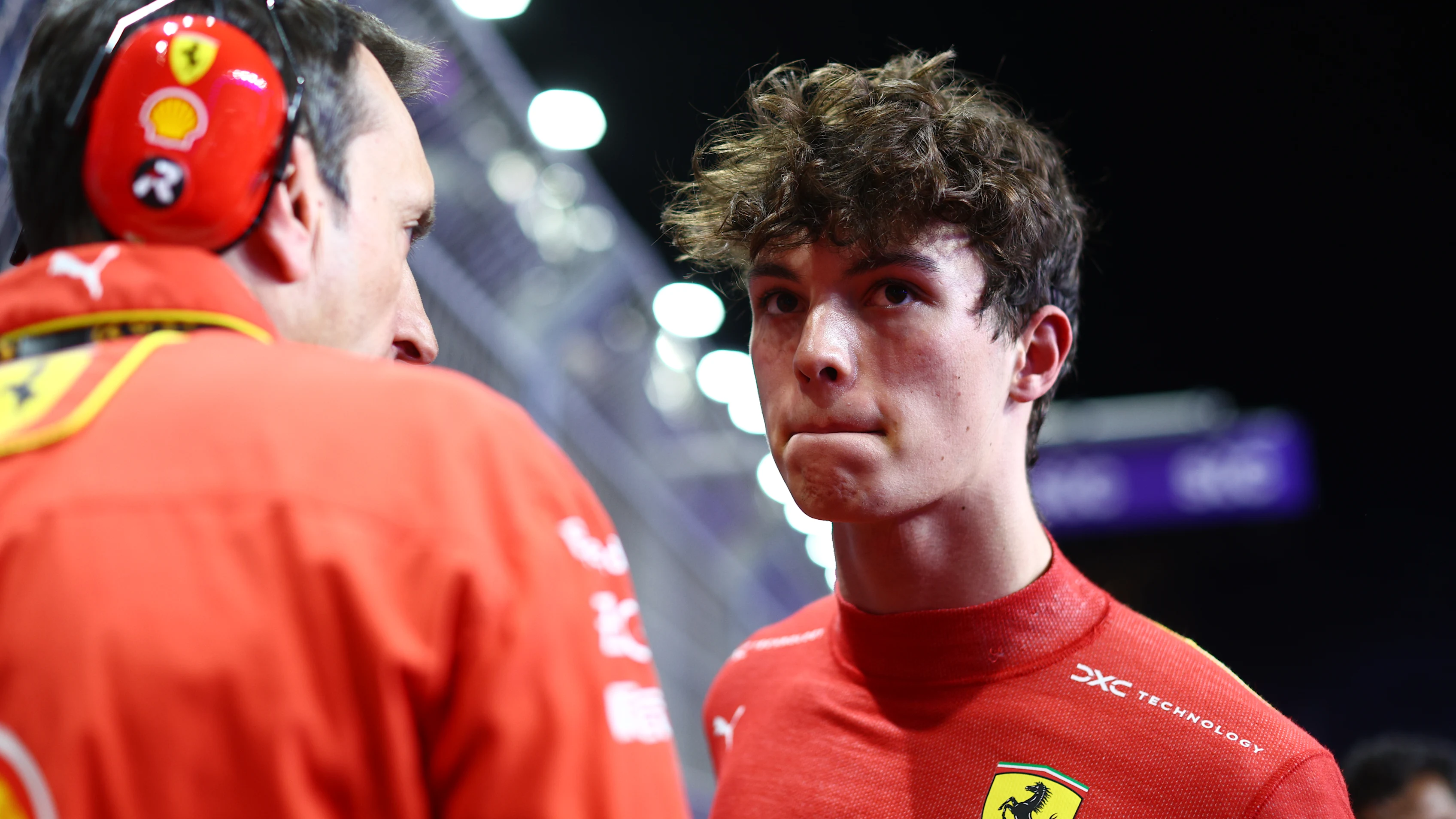 JEDDAH, SAUDI ARABIA - MARCH 09: Oliver Bearman of Great Britain and Ferrari prepares to drive on