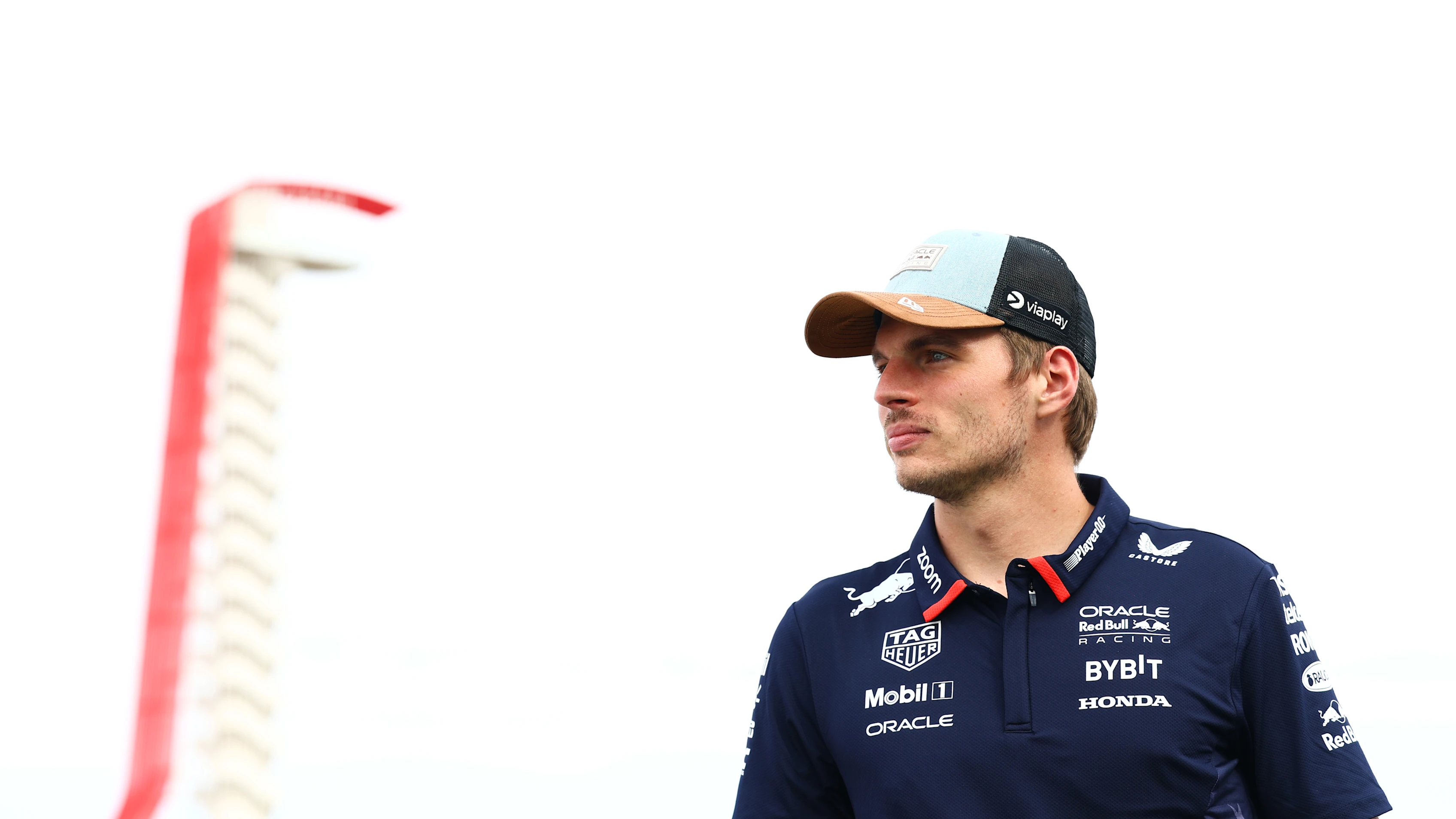 AUSTIN, TEXAS - OCTOBER 17: Max Verstappen of the Netherlands and Oracle Red Bull Racing looks on