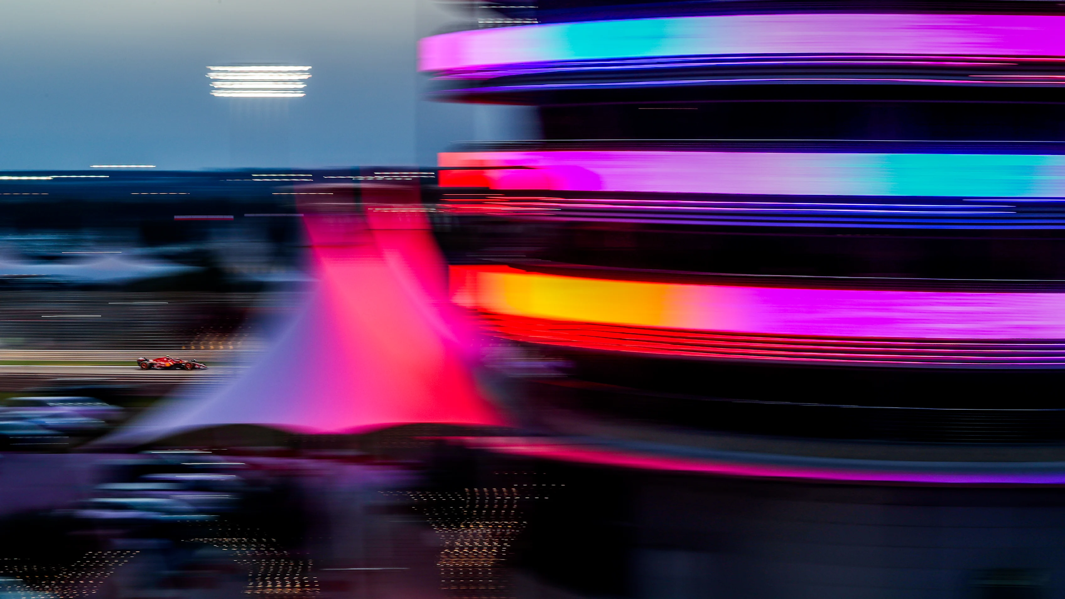 BAHRAIN, BAHRAIN - FEBRUARY 22: Carlos Sainz of Ferrari and Spain  during day two of F1 Testing at