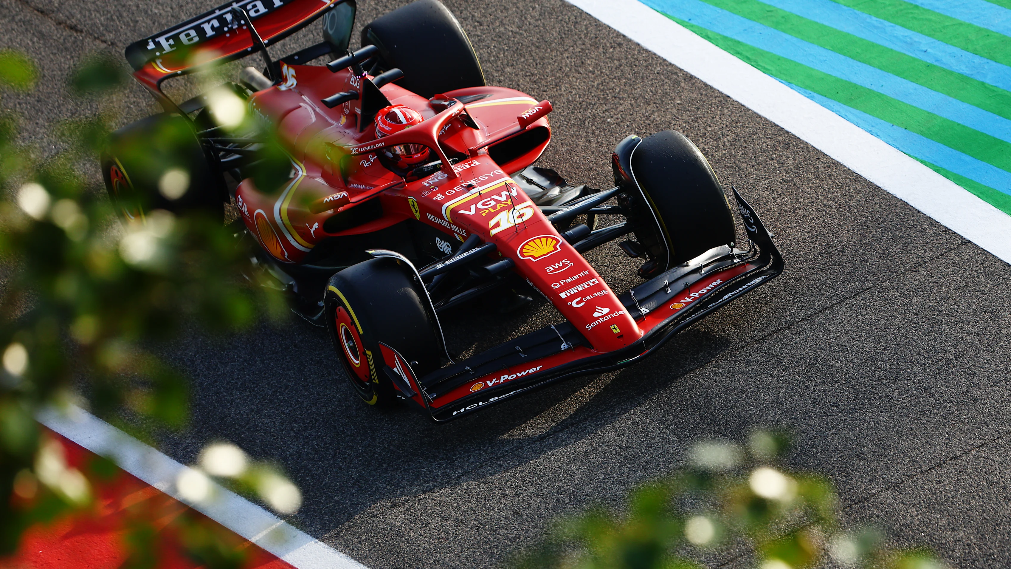 BAHRAIN, BAHRAIN - FEBRUARY 23: Charles Leclerc of Monaco driving the (16) Ferrari SF-24 on track