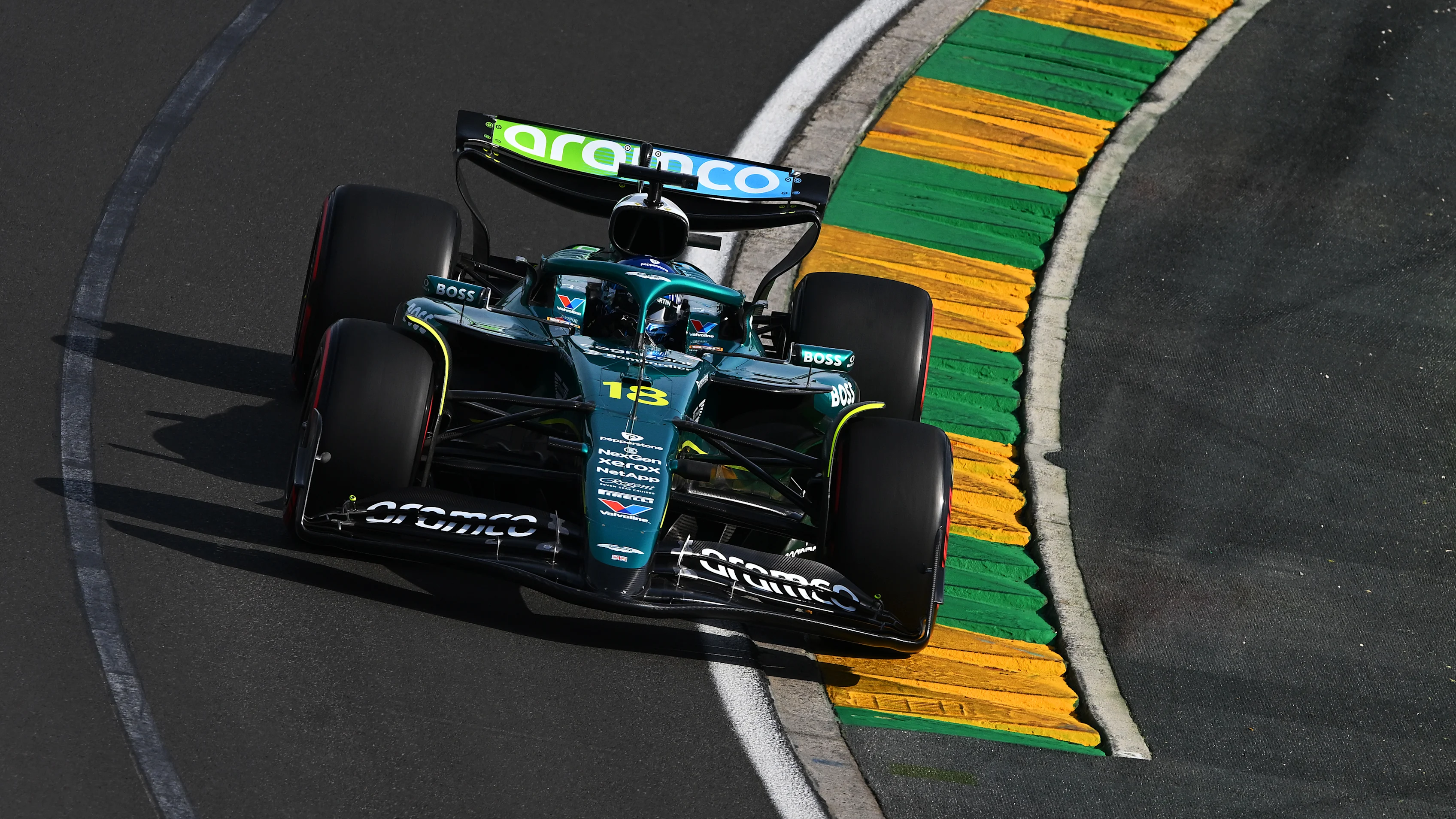 MELBOURNE, AUSTRALIA - MARCH 14: Yuki Tsunoda of Japan driving the (22) Visa Cash App Racing Bulls