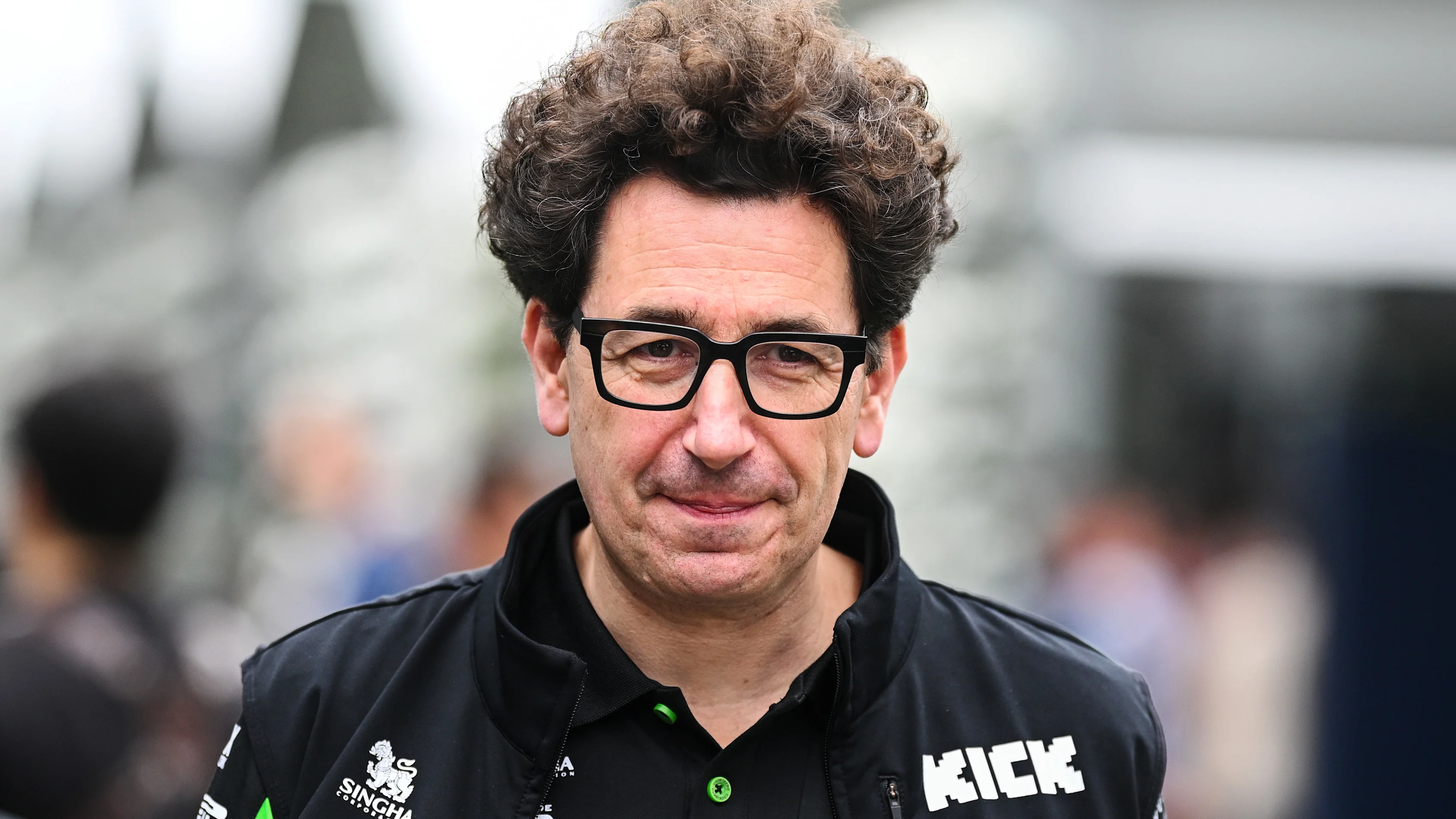 MELBOURNE, AUSTRALIA - MARCH 13: Mattia Binotto, COO and CTO of Stake F1 Team Kick Sauber looks on