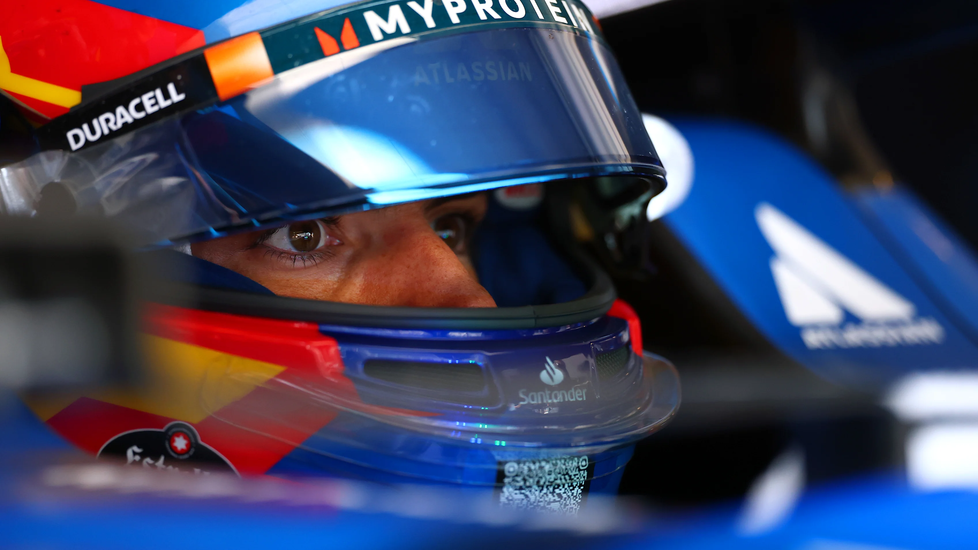 SHANGHAI, CHINA - MARCH 21: Carlos Sainz of Spain and Williams prepares to drive during practice