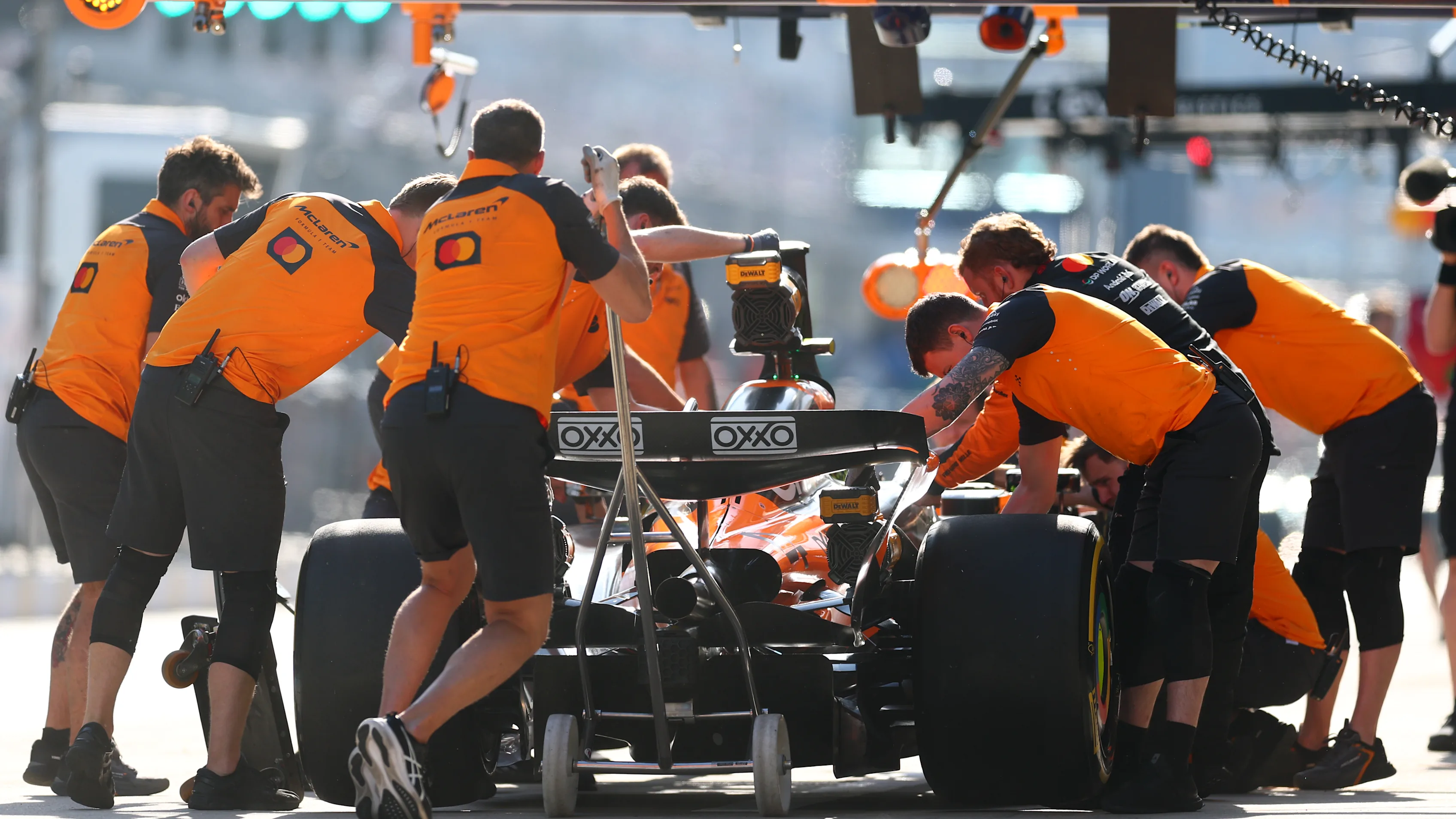 SHANGHAI, CHINA - MARCH 21: Oscar Piastri of Australia driving the (81) McLaren MCL39 Mercedes