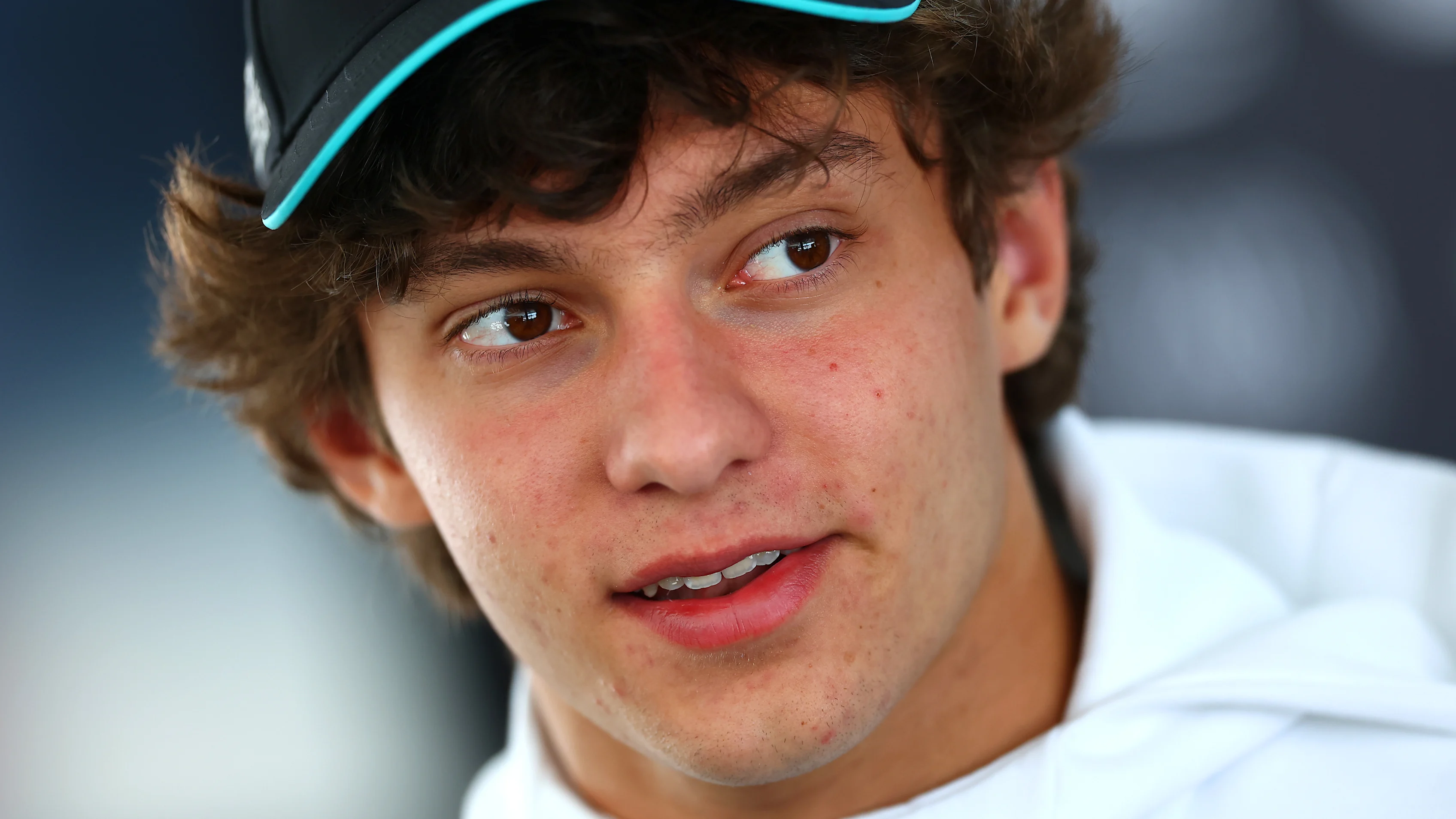 SHANGHAI, CHINA - MARCH 20: Andrea Kimi Antonelli of Italy and Mercedes AMG Petronas F1 Team looks