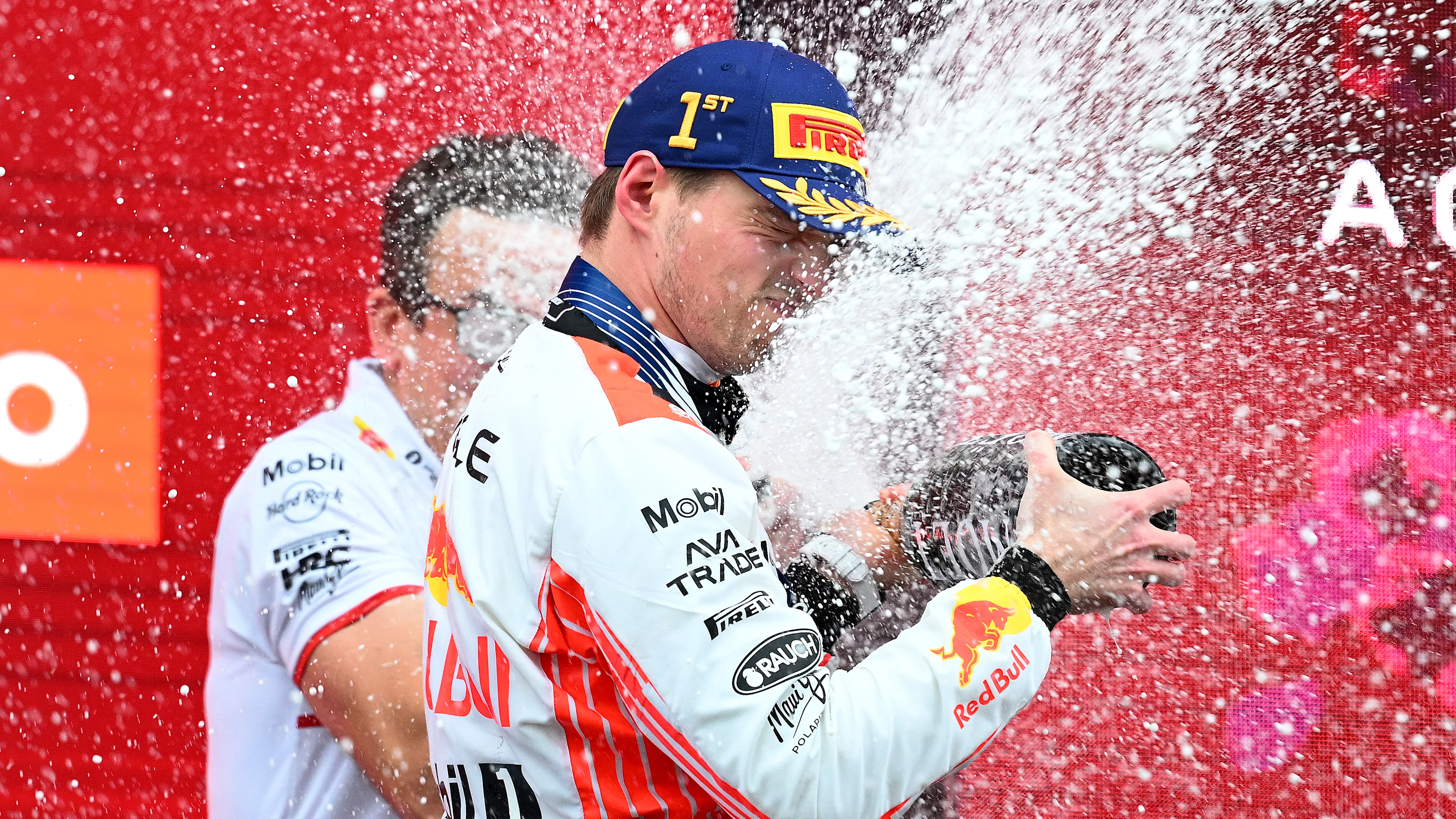 SUZUKA, JAPAN - APRIL 06: Race winner Max Verstappen of the Netherlands and Oracle Red Bull Racing