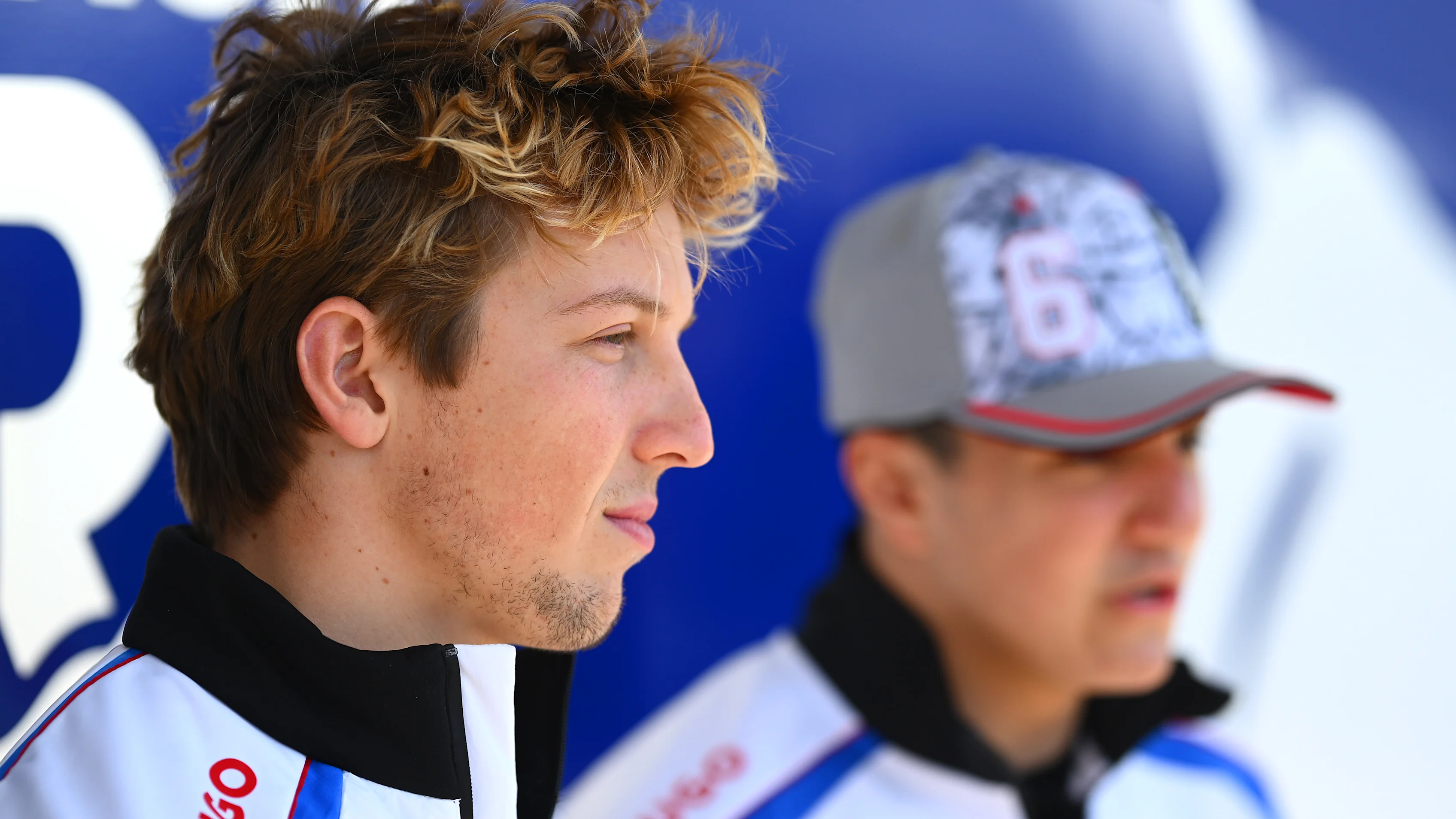 SUZUKA, JAPAN - APRIL 03: Liam Lawson of New Zealand and Visa Cash App Racing Bulls looks on during