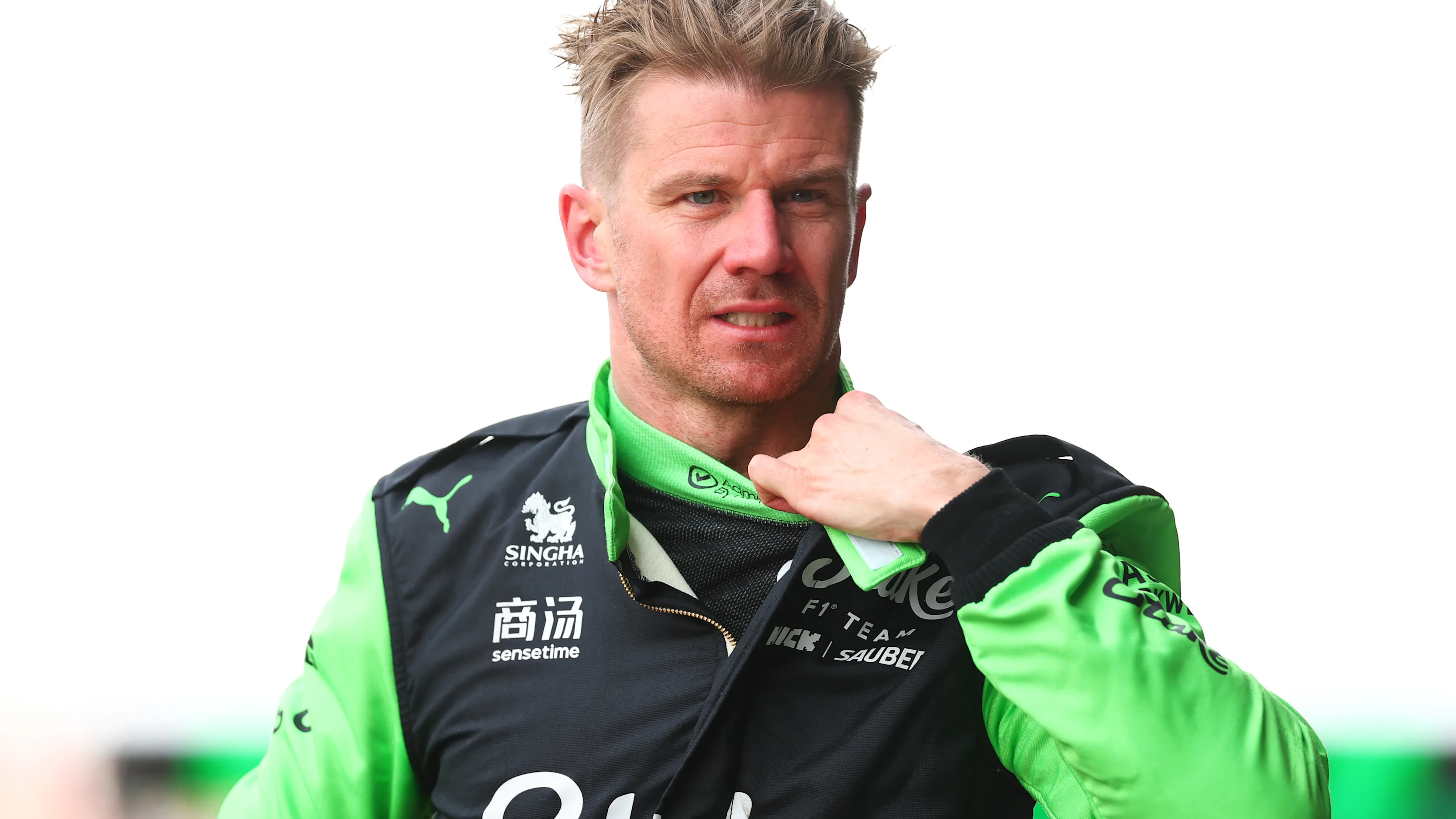 SUZUKA, JAPAN - APRIL 05: Sixteenth placed qualifier Nico Hulkenberg of Germany and Stake F1 Team
