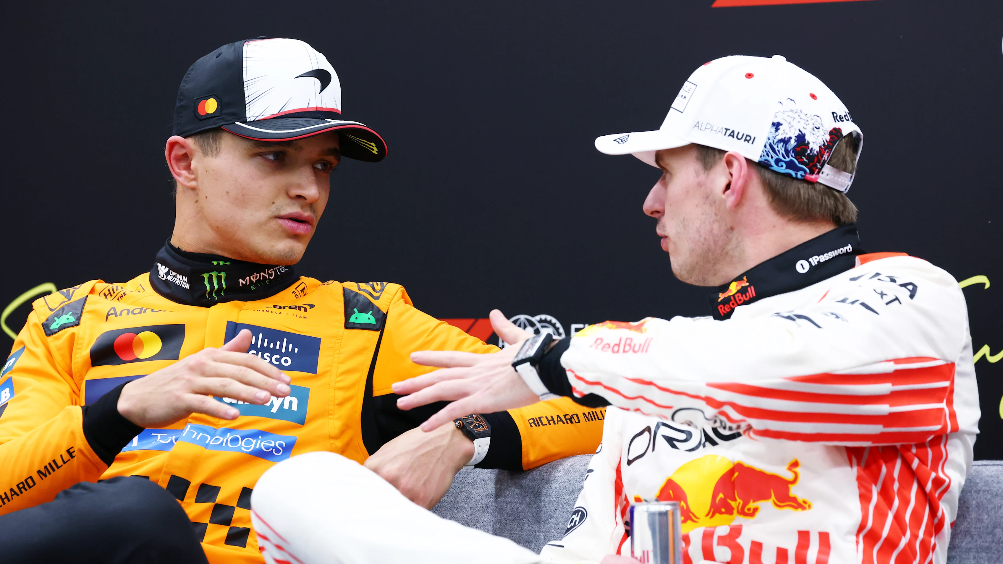 SUZUKA, JAPAN - APRIL 05: Second placed qualifier Lando Norris of Great Britain and McLaren and