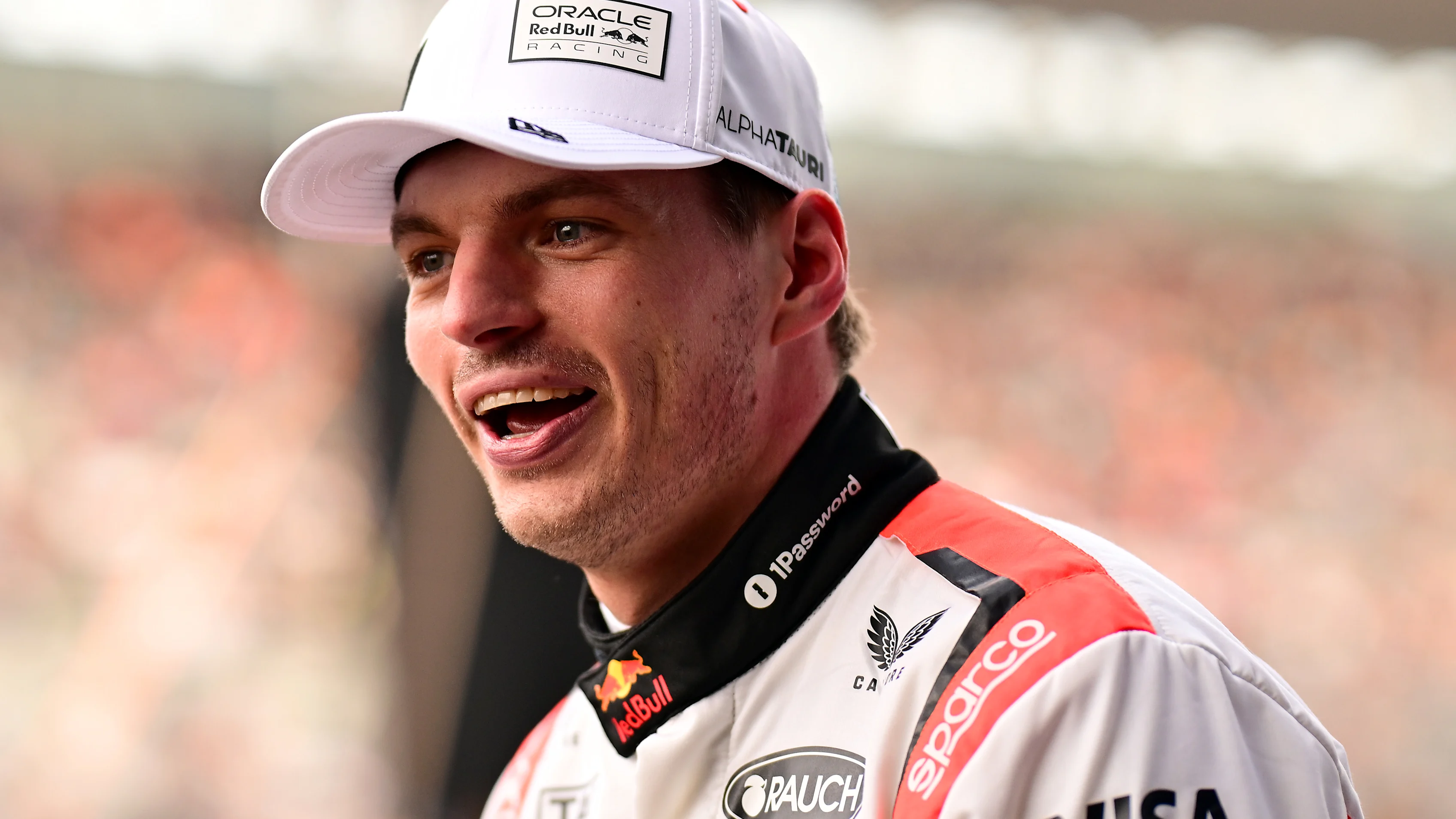 SUZUKA, JAPAN - APRIL 05: Pole position qualifier Max Verstappen of the Netherlands and Oracle Red