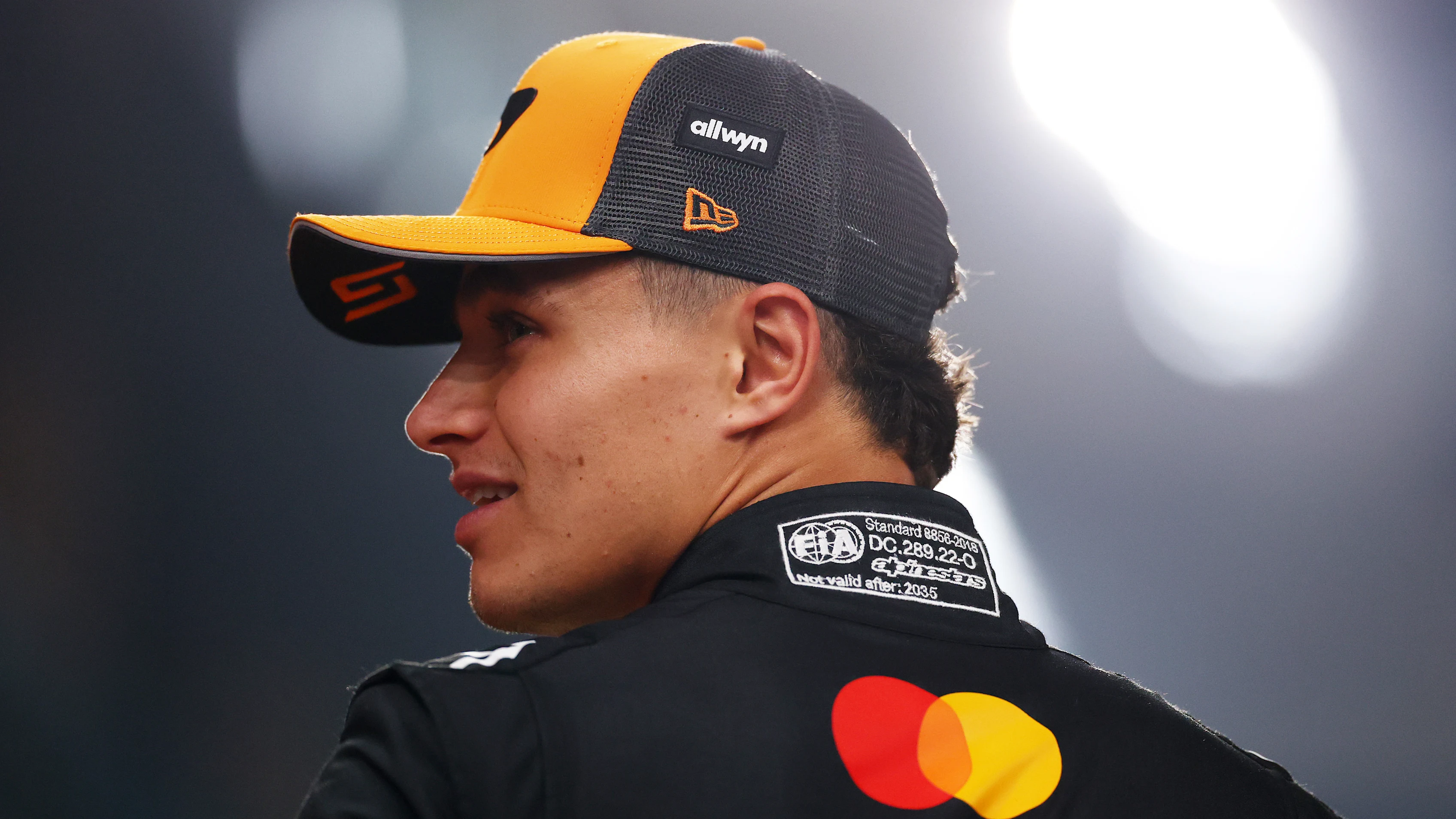 ABU DHABI, UNITED ARAB EMIRATES - DECEMBER 04: Lando Norris of Great Britain and McLaren looks on