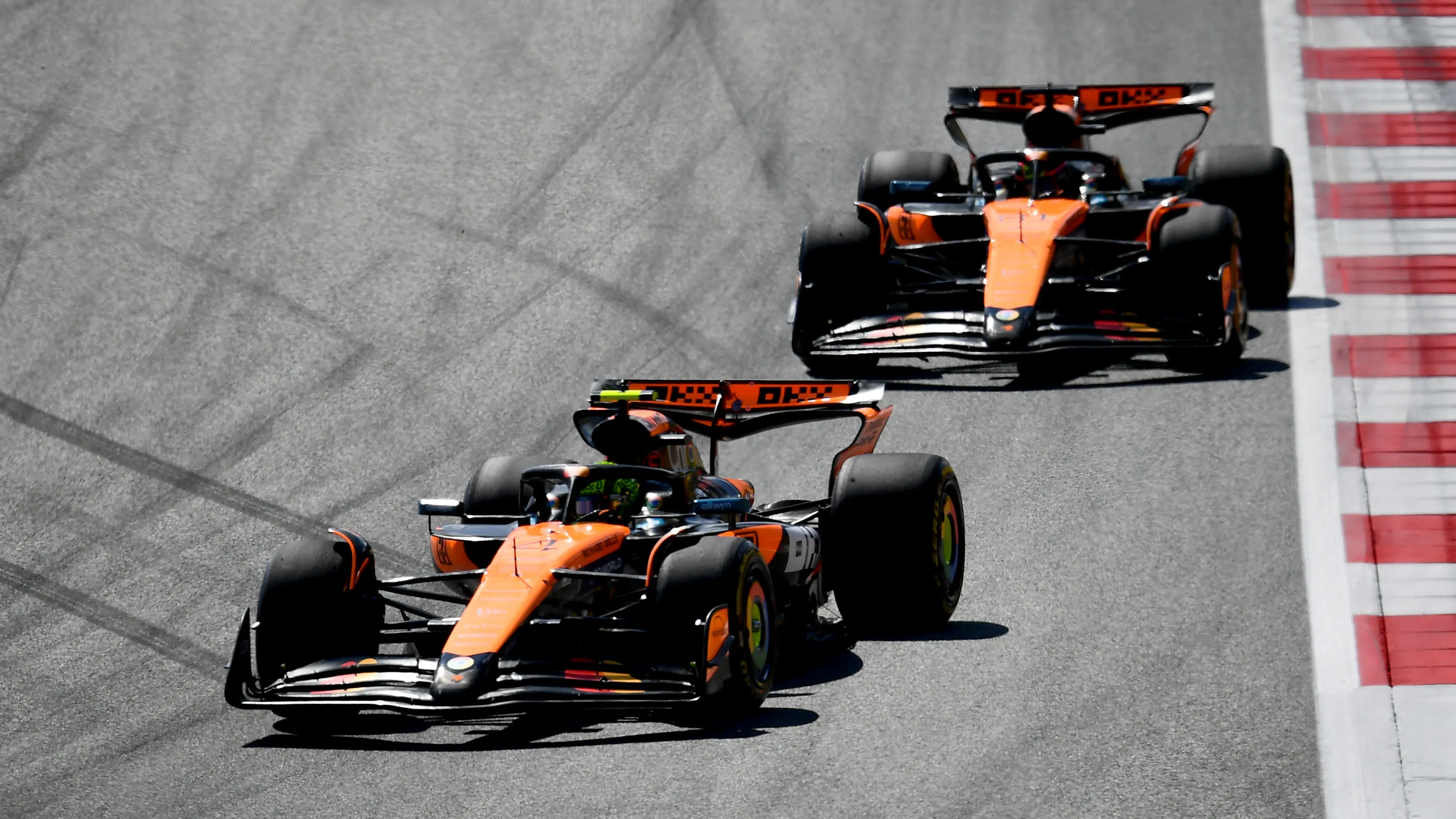 SPIELBERG, AUSTRIA - JUNE 29: Lando Norris of Great Britain driving the (4) McLaren MCL39 Mercedes