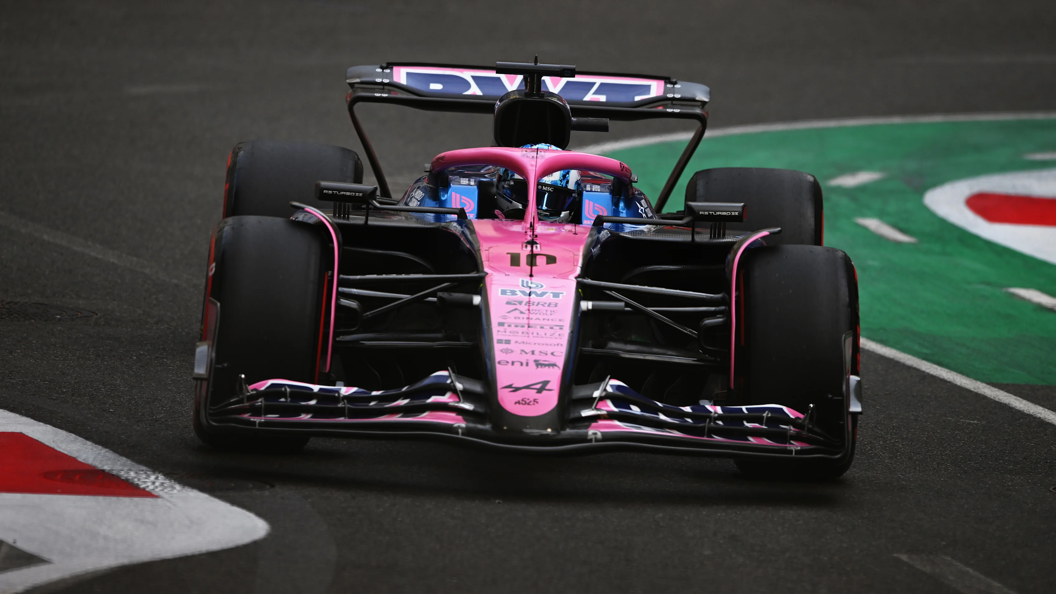 BAKU, AZERBAIJAN - SEPTEMBER 19: Pierre Gasly of France driving the (10) Alpine F1 A525 Renault on track during practice ahead of the F1 Grand Prix of Azerbaijan at Baku City Circuit on September 19, 2025 in Baku, Azerbaijan. (Photo by Rudy Carezzevoli/Getty Images)
