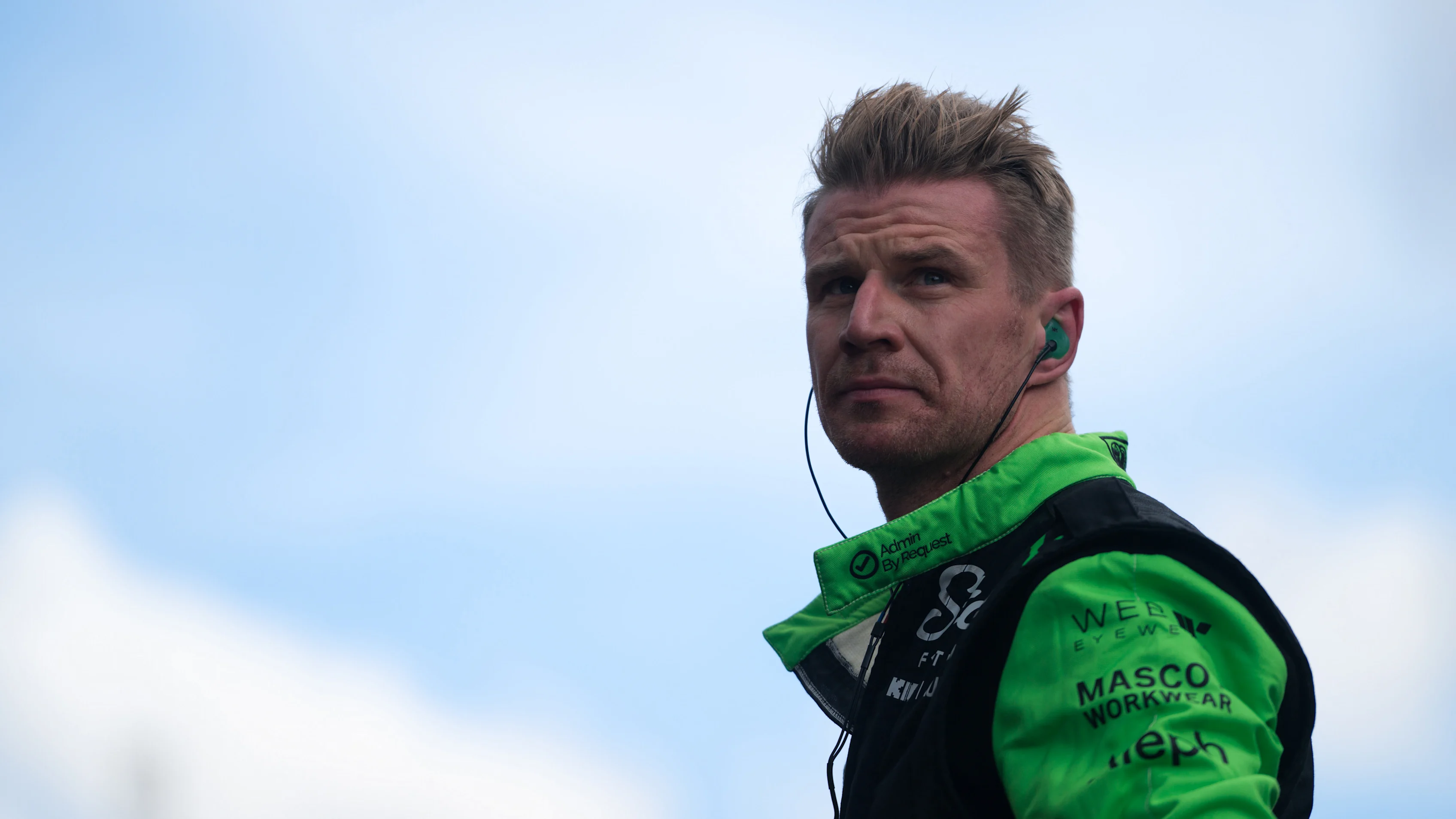 SAO PAULO, BRAZIL - NOVEMBER 08: Tenth placed qualifier Nico Hulkenberg of Germany and Stake F1 Team Kick Sauber looks on in parc ferme during qualifying ahead of the F1 Grand Prix of Brazil at Autodromo Jose Carlos Pace on November 08, 2025 in Sao Paulo, Brazil. (Photo by Rudy Carezzevoli/Getty Images)