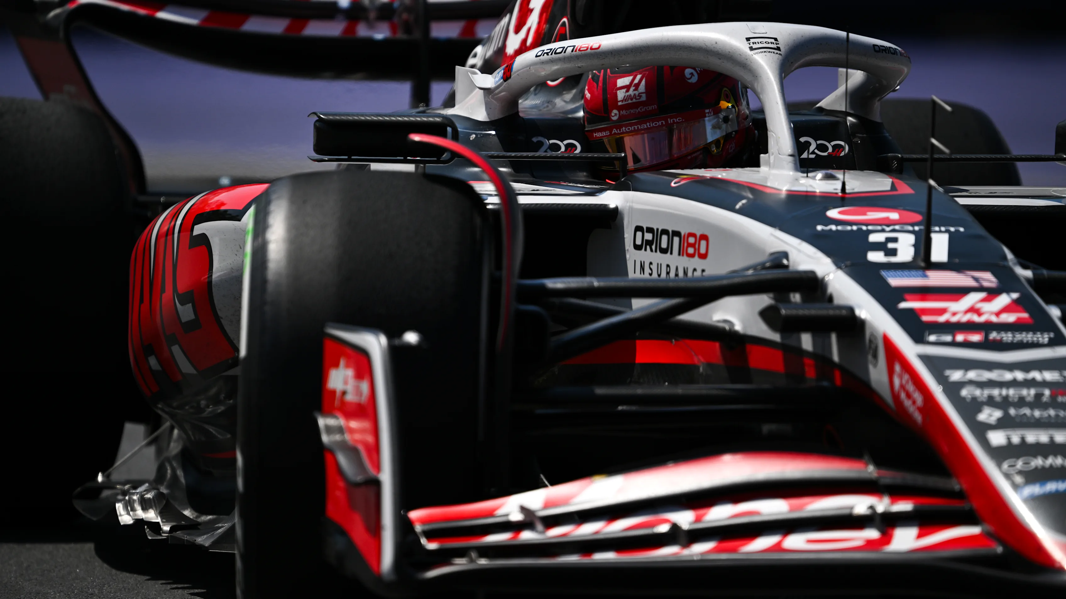 MONTREAL, QUEBEC - JUNE 15: Esteban Ocon of France driving the (31) Haas F1 VF-25 Ferrari on track
