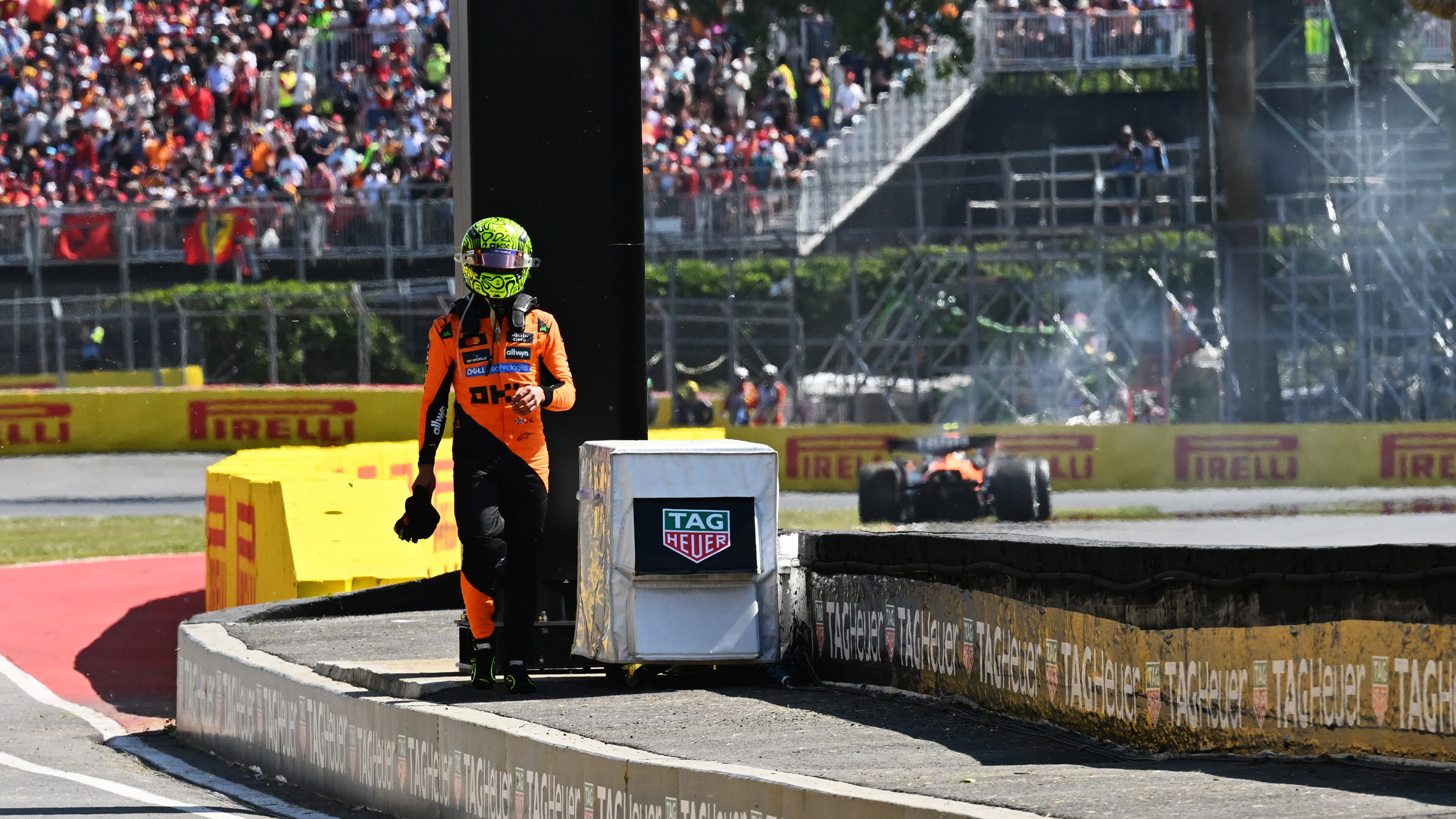 MONTREAL, QUEBEC - JUNE 15: Carlos Sainz of Spain and Williams George Russell of Great Britain and