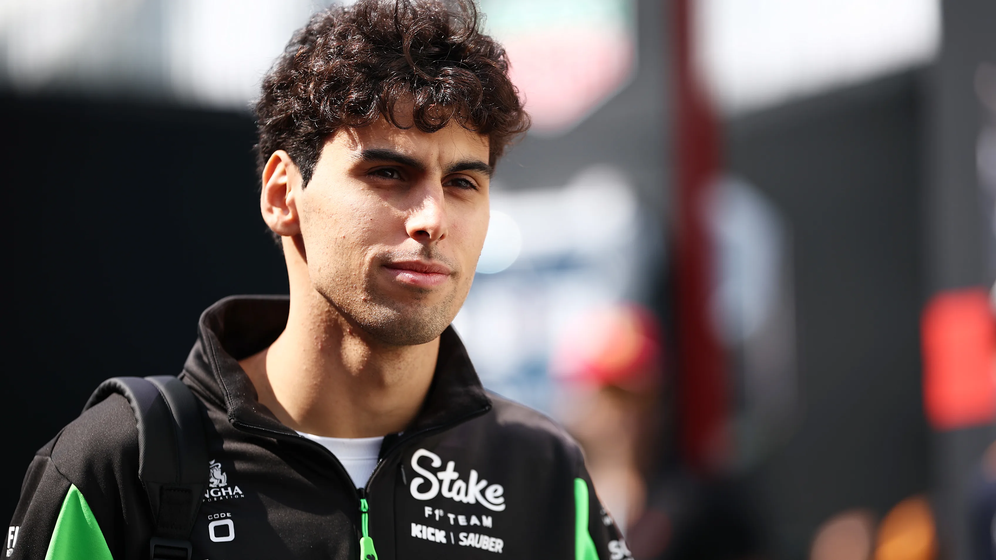 MONTREAL, QUEBEC - JUNE 13: Gabriel Bortoleto of Brazil and Stake F1 Team Kick Sauber arrives in