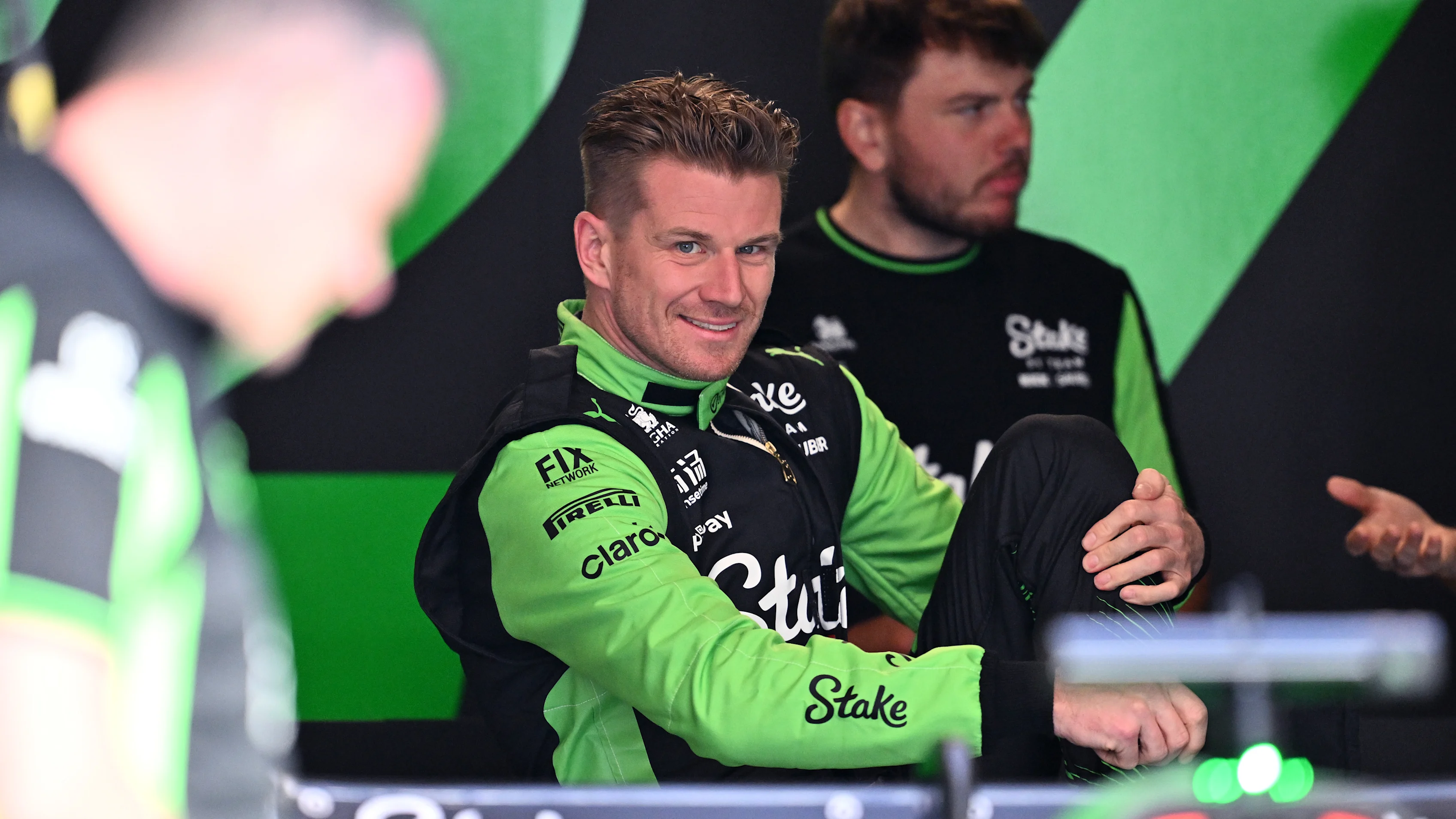 MONTREAL, QUEBEC - JUNE 12: Nico Hulkenberg of Germany and Stake F1 Team Kick Sauber looks on in