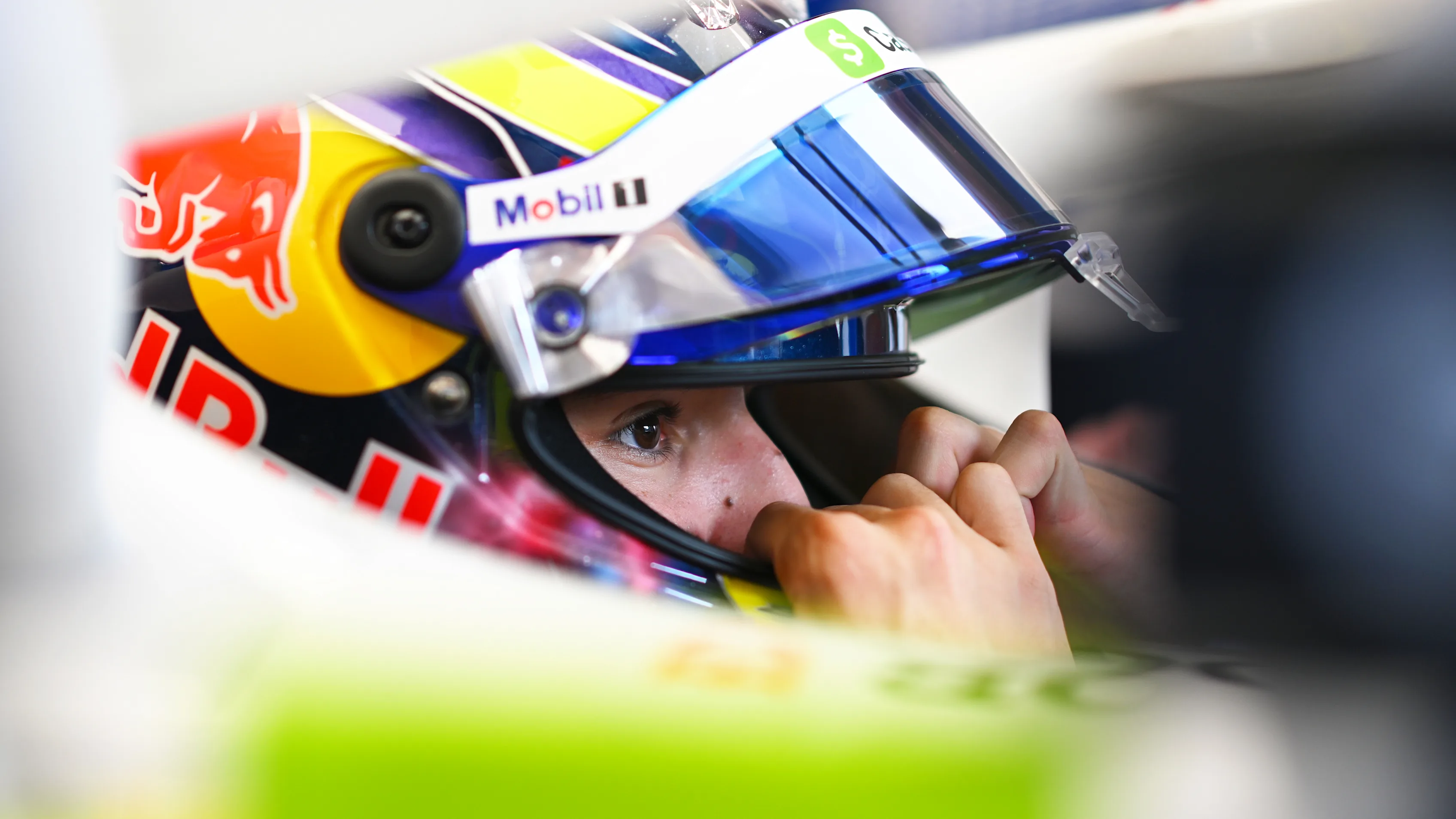 MONTREAL, QUEBEC - JUNE 12: Isack Hadjar of France and Visa Cash App Racing Bulls looks on in the