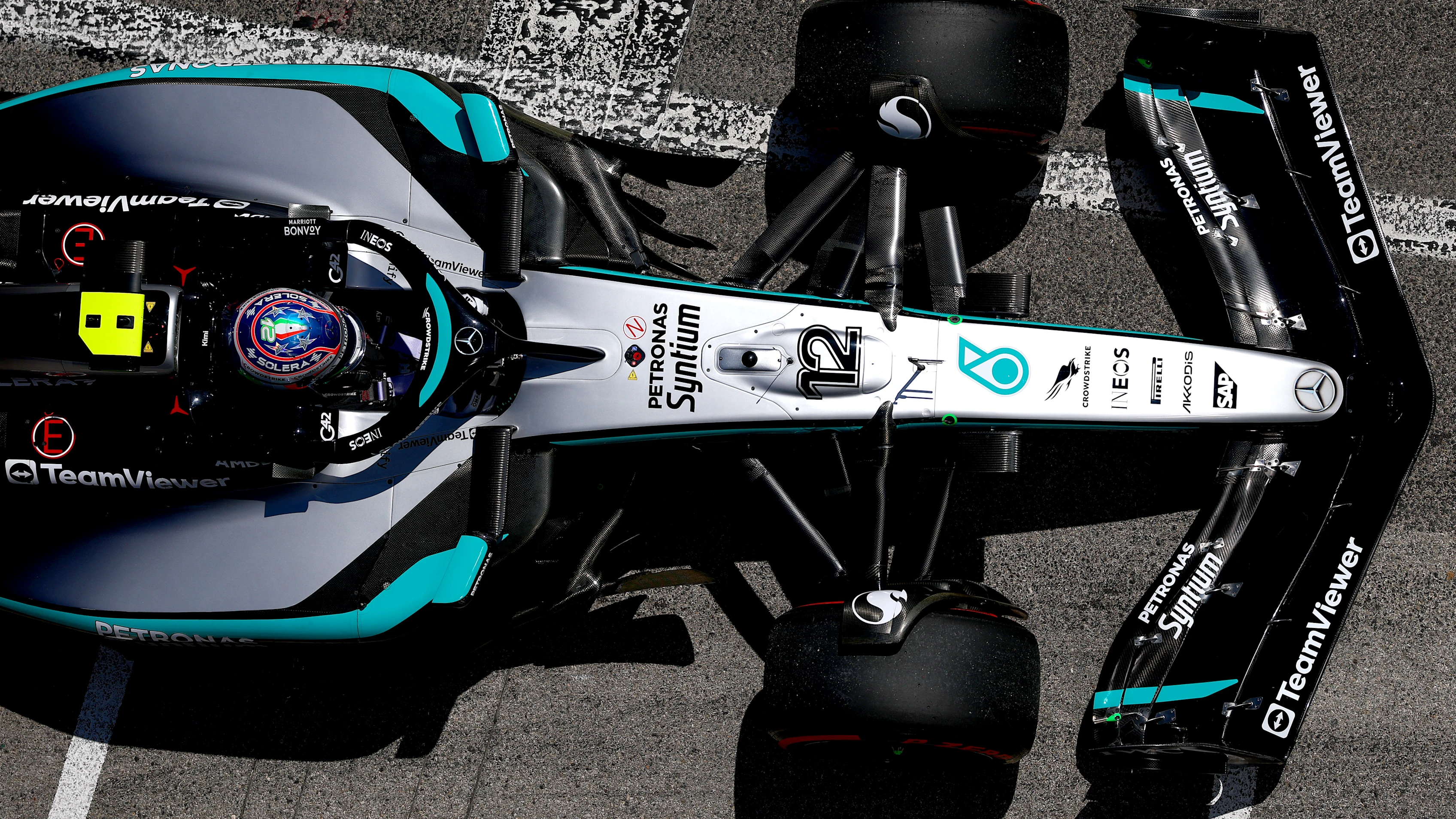 IMOLA, ITALY - MAY 16: Andrea Kimi Antonelli of Italy driving the (12) Mercedes AMG Petronas F1