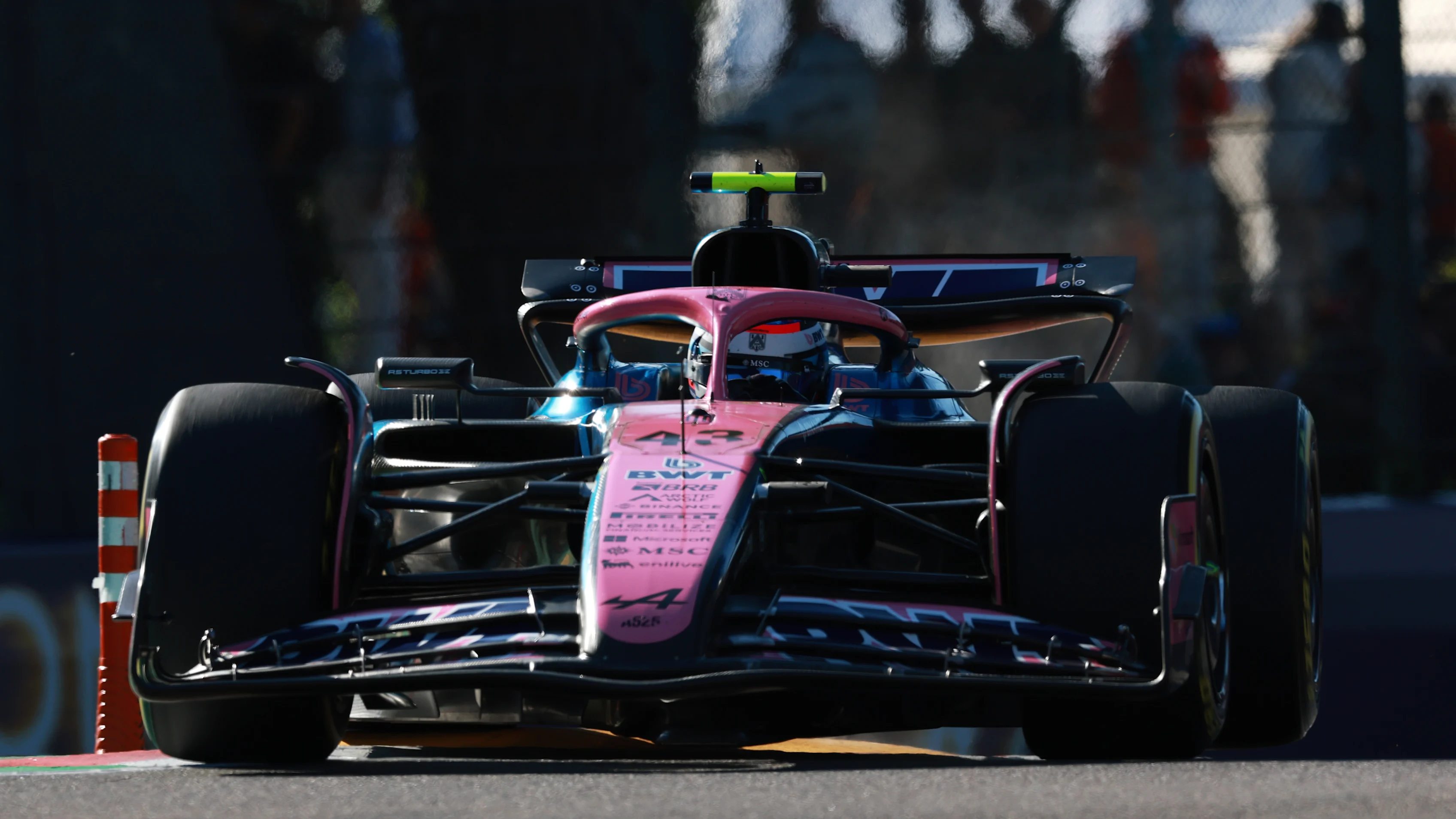 IMOLA, ITALY - MAY 16: Franco Colapinto of Argentina driving the (43) Alpine F1 A525 Renault on