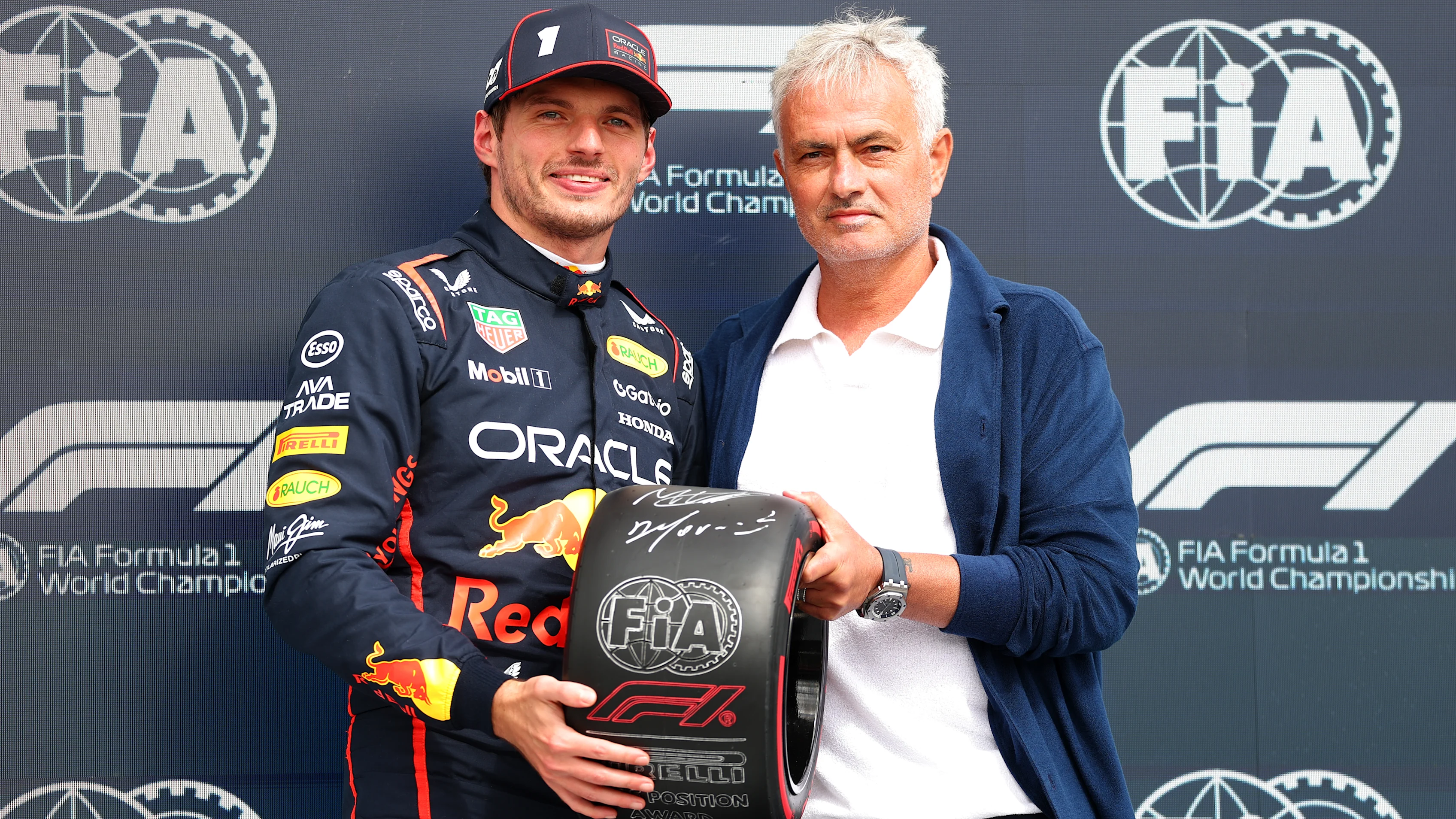 NORTHAMPTON, ENGLAND - JULY 05: Pole position qualifier Max Verstappen of the Netherlands and