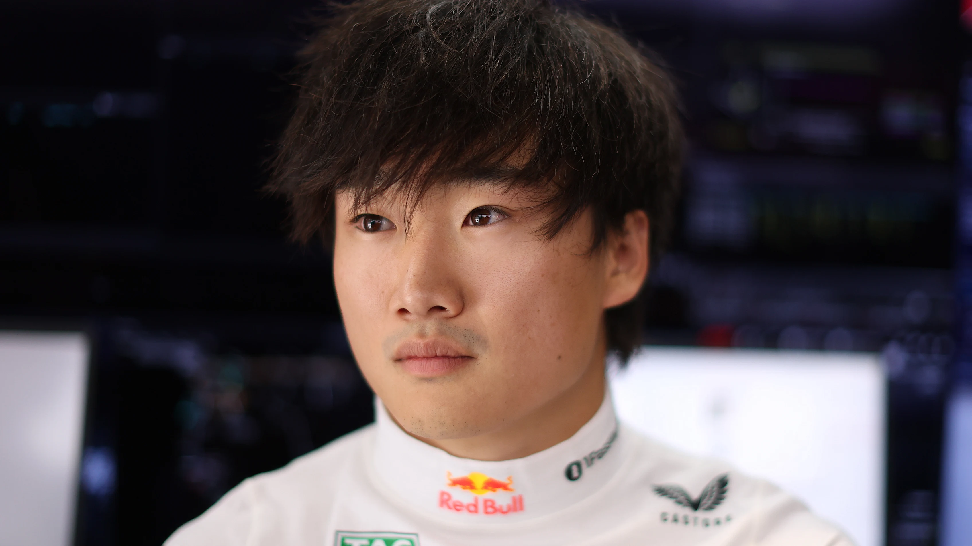 BUDAPEST, HUNGARY - AUGUST 02: Yuki Tsunoda of Japan and Oracle Red Bull Racing looks on in the