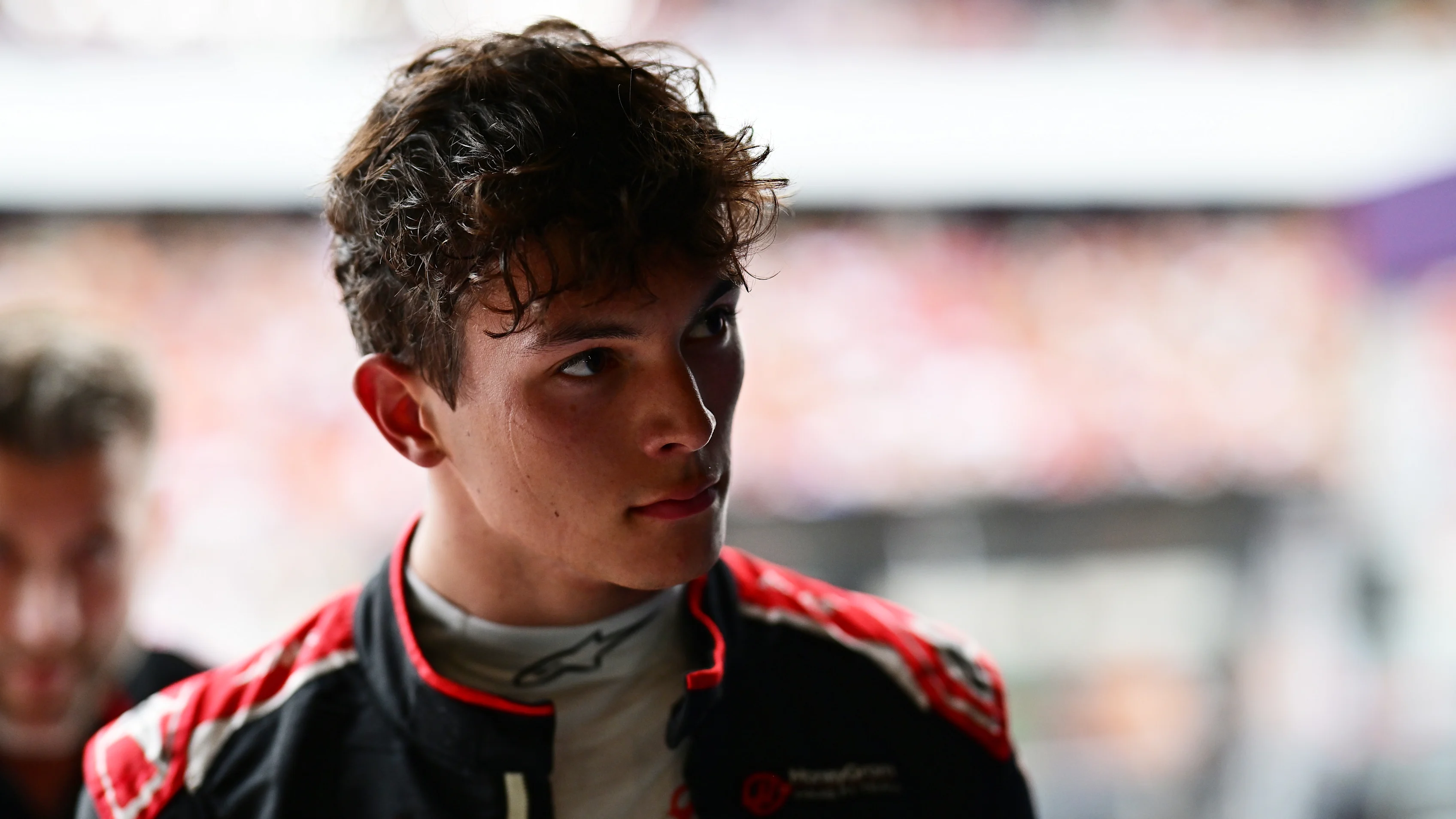 BUDAPEST, HUNGARY - AUGUST 02: Oliver Bearman of Great Britain and Haas F1 looks on during