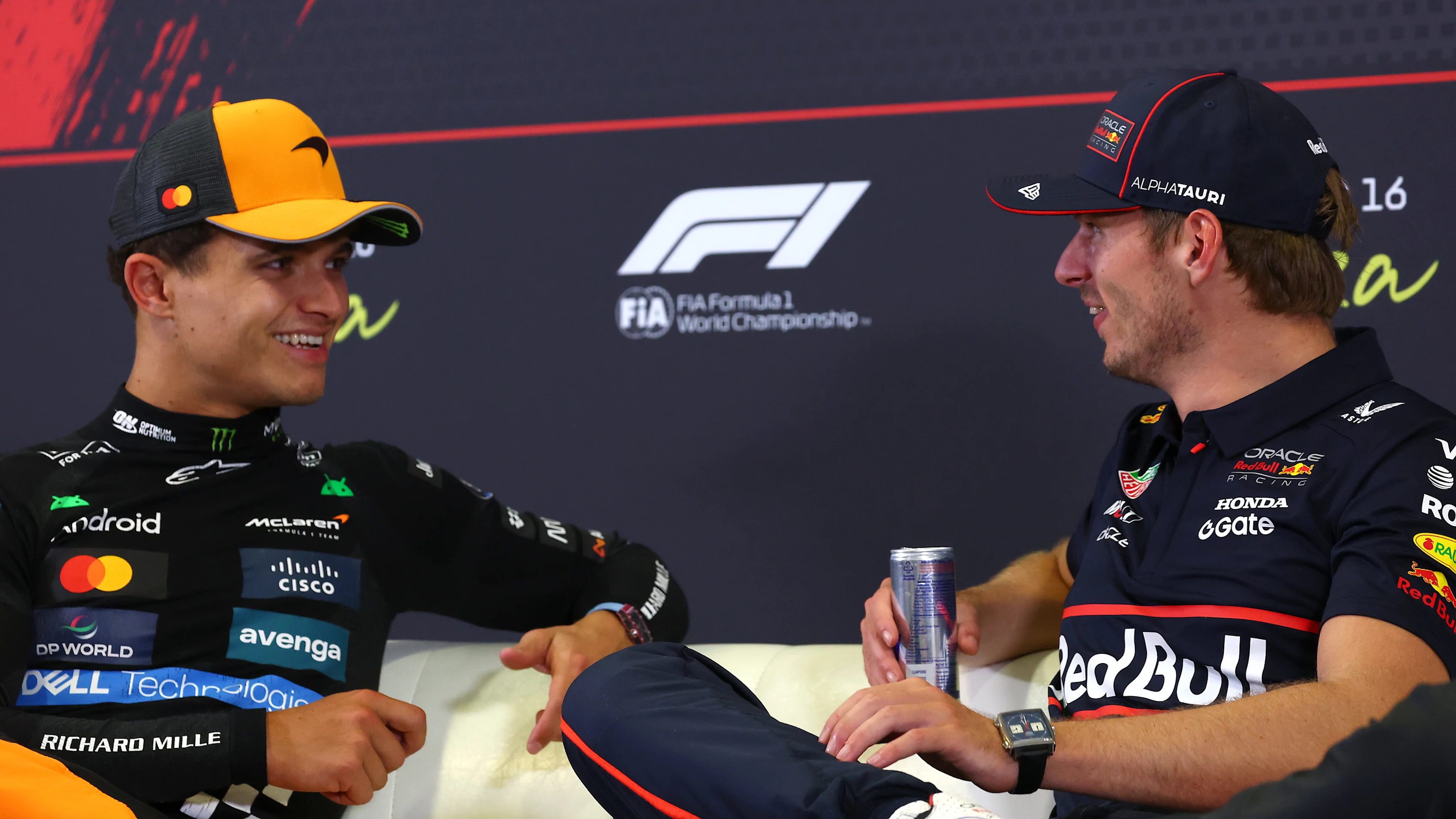 MONZA, ITALY - SEPTEMBER 07: Race winner Max Verstappen of the Netherlands and Oracle Red Bull