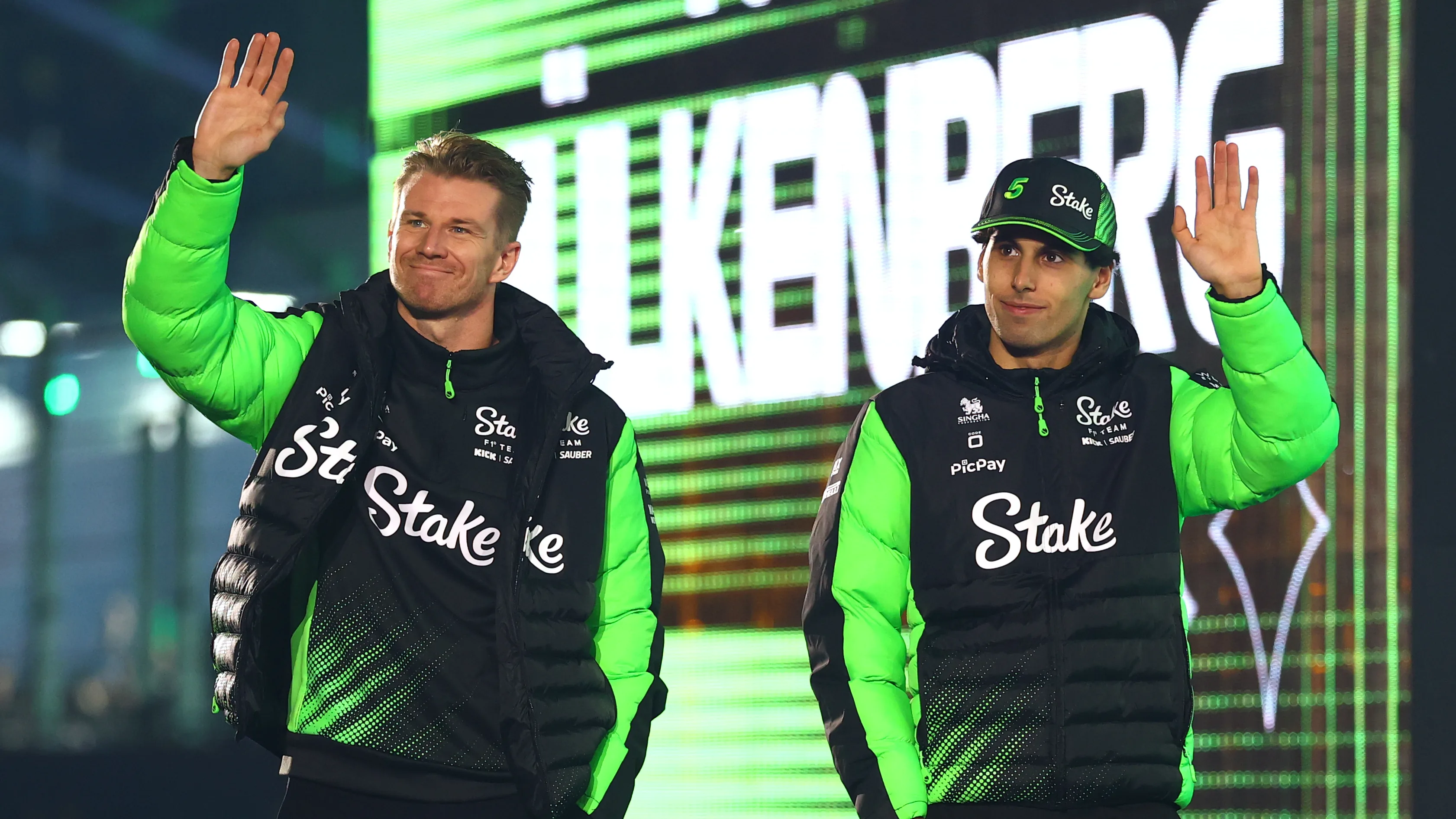 LAS VEGAS, NEVADA - NOVEMBER 22: Nico Hulkenberg of Germany and Stake F1 Team Kick Sauber and