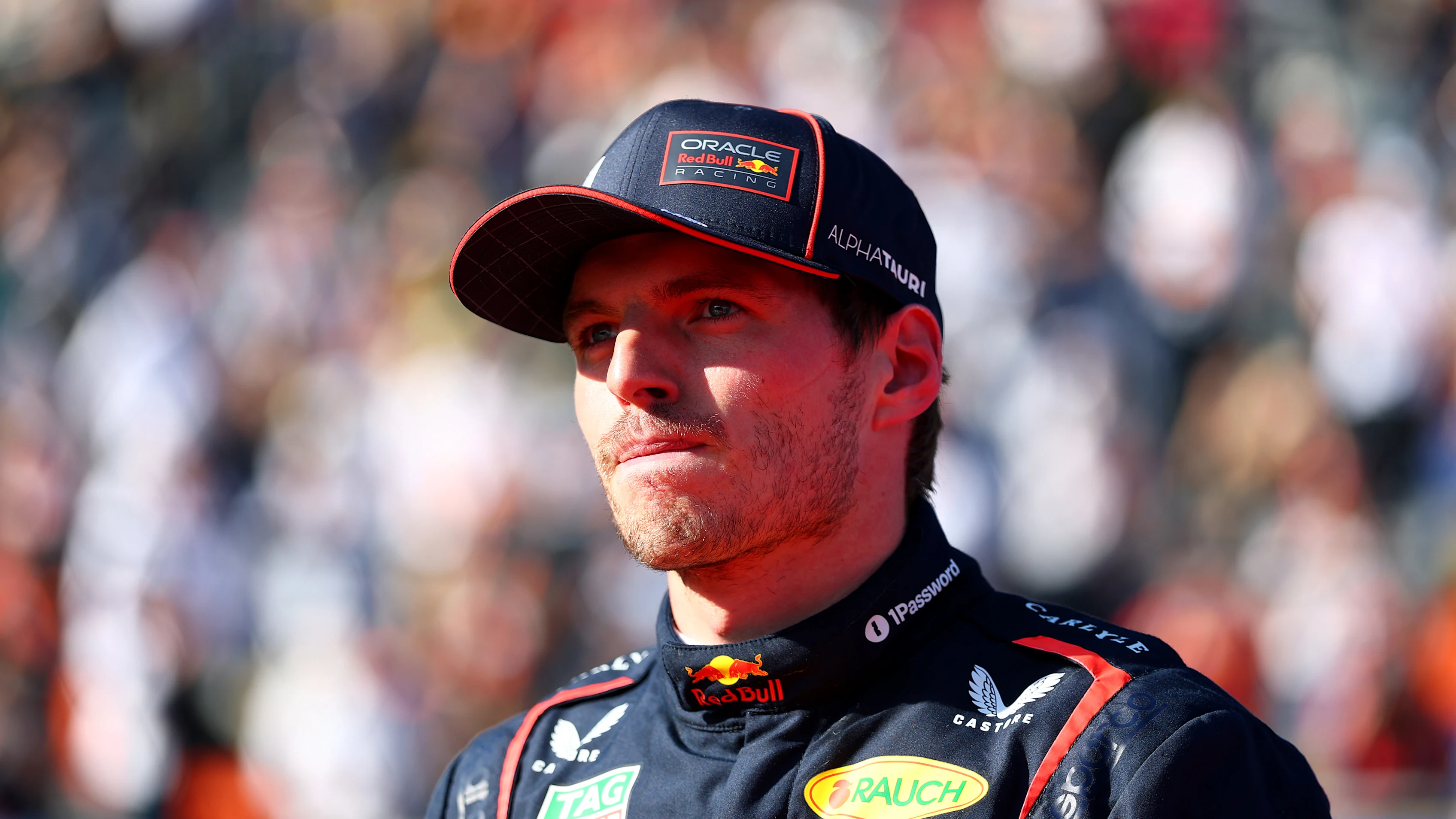 MEXICO CITY, MEXICO - OCTOBER 26: Third placed Max Verstappen of the Netherlands and Oracle Red