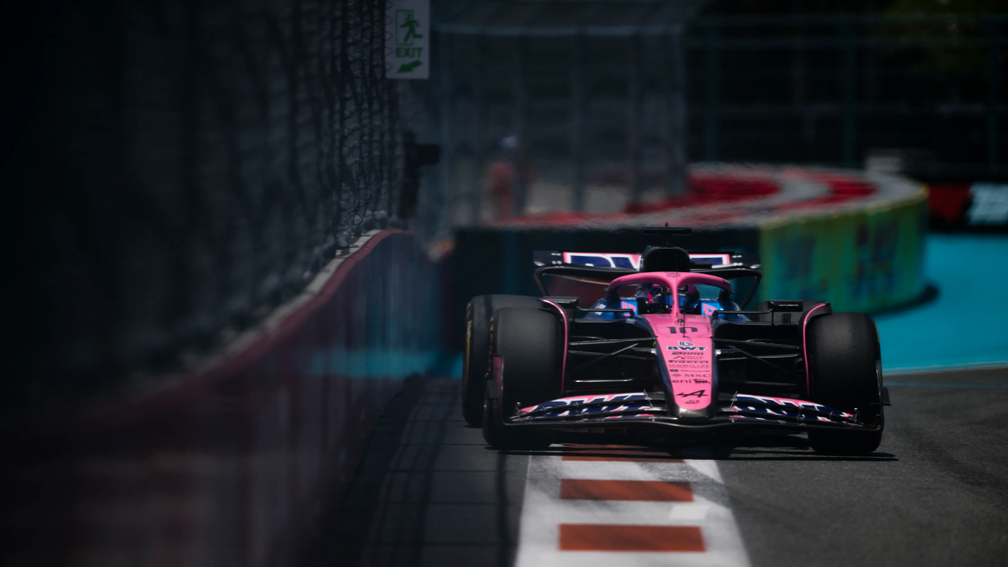 MIAMI, FLORIDA - MAY 02: Pierre Gasly of France driving the (10) Alpine F1 A525 Renault on track