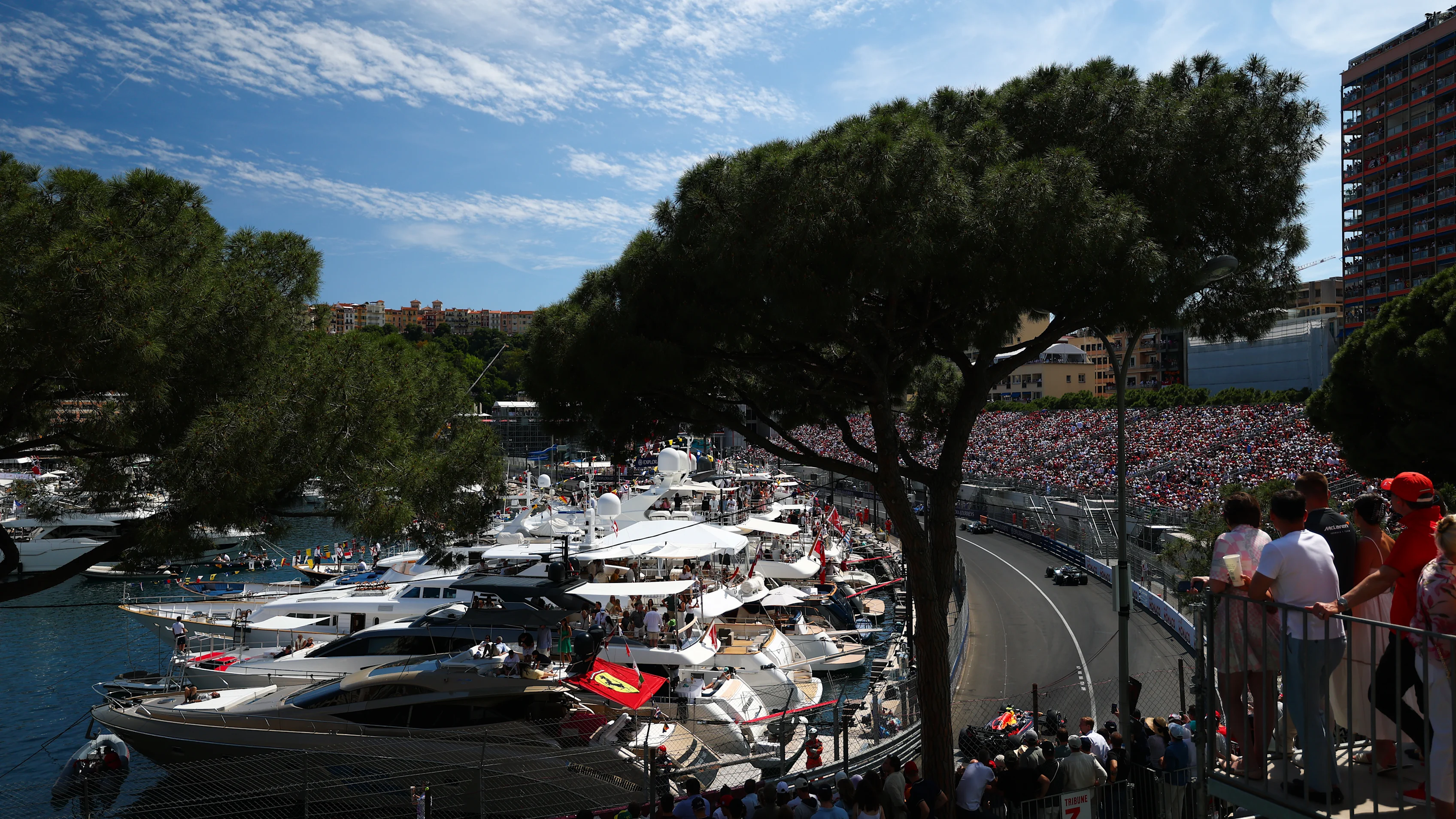 MONTE-CARLO, MONACO - MAY 25: George Russell of Great Britain driving the (63) Mercedes AMG
