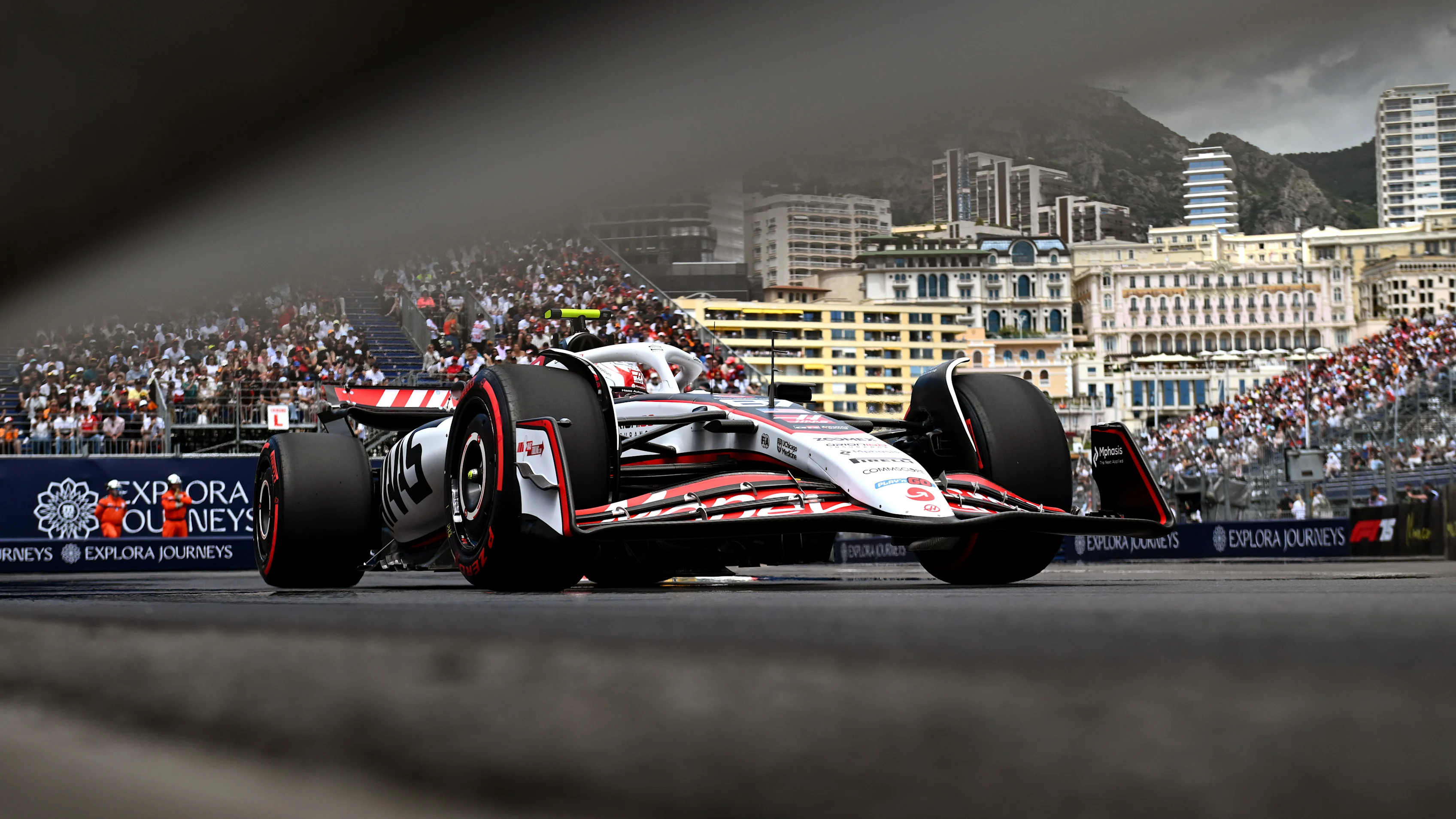 MONTE-CARLO, MONACO - MAY 23: Oliver Bearman of Great Britain driving the (87) Haas F1 VF-25