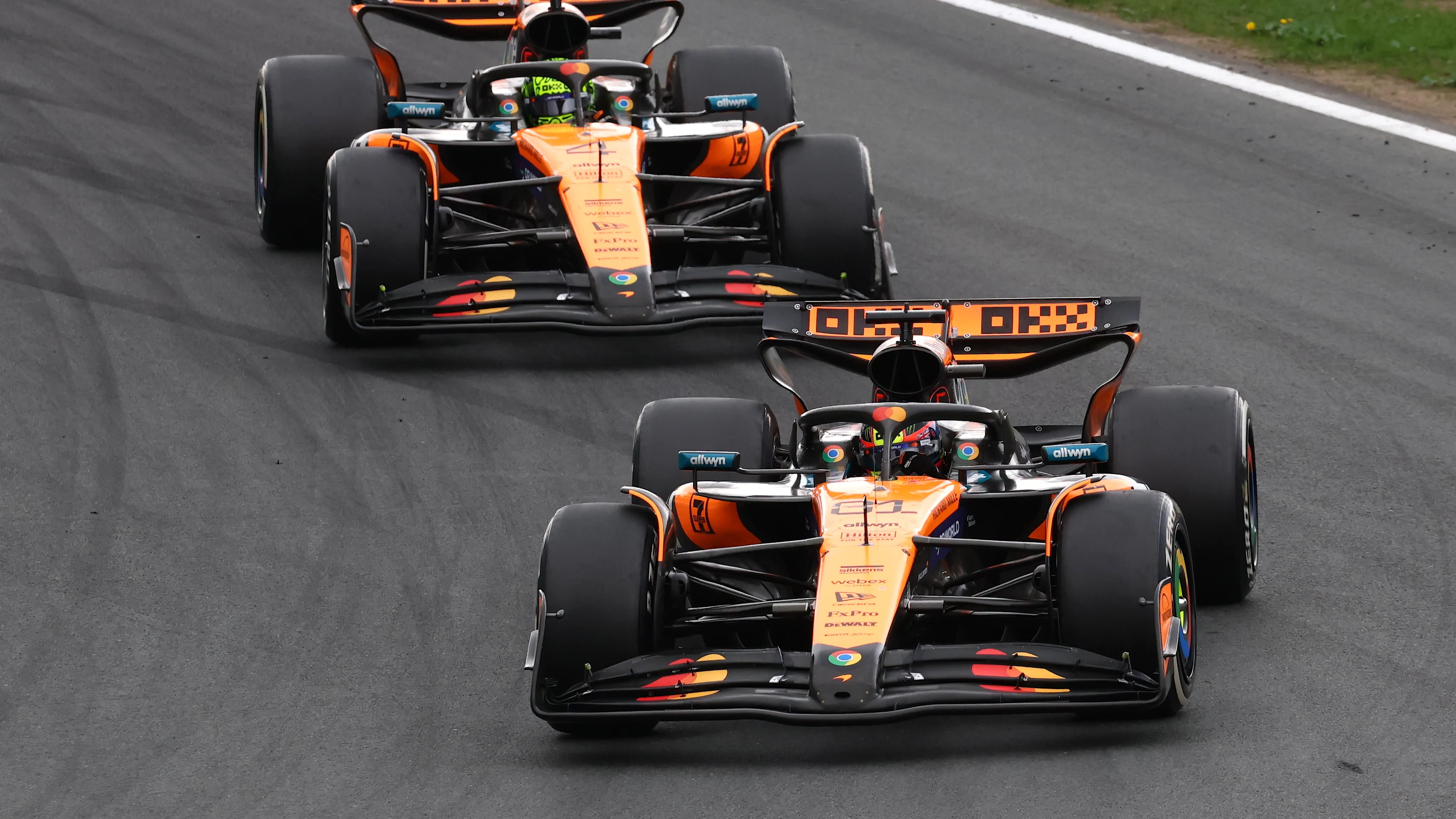 ZANDVOORT, NETHERLANDS - AUGUST 31: Oscar Piastri of Australia driving the (81) McLaren MCL39