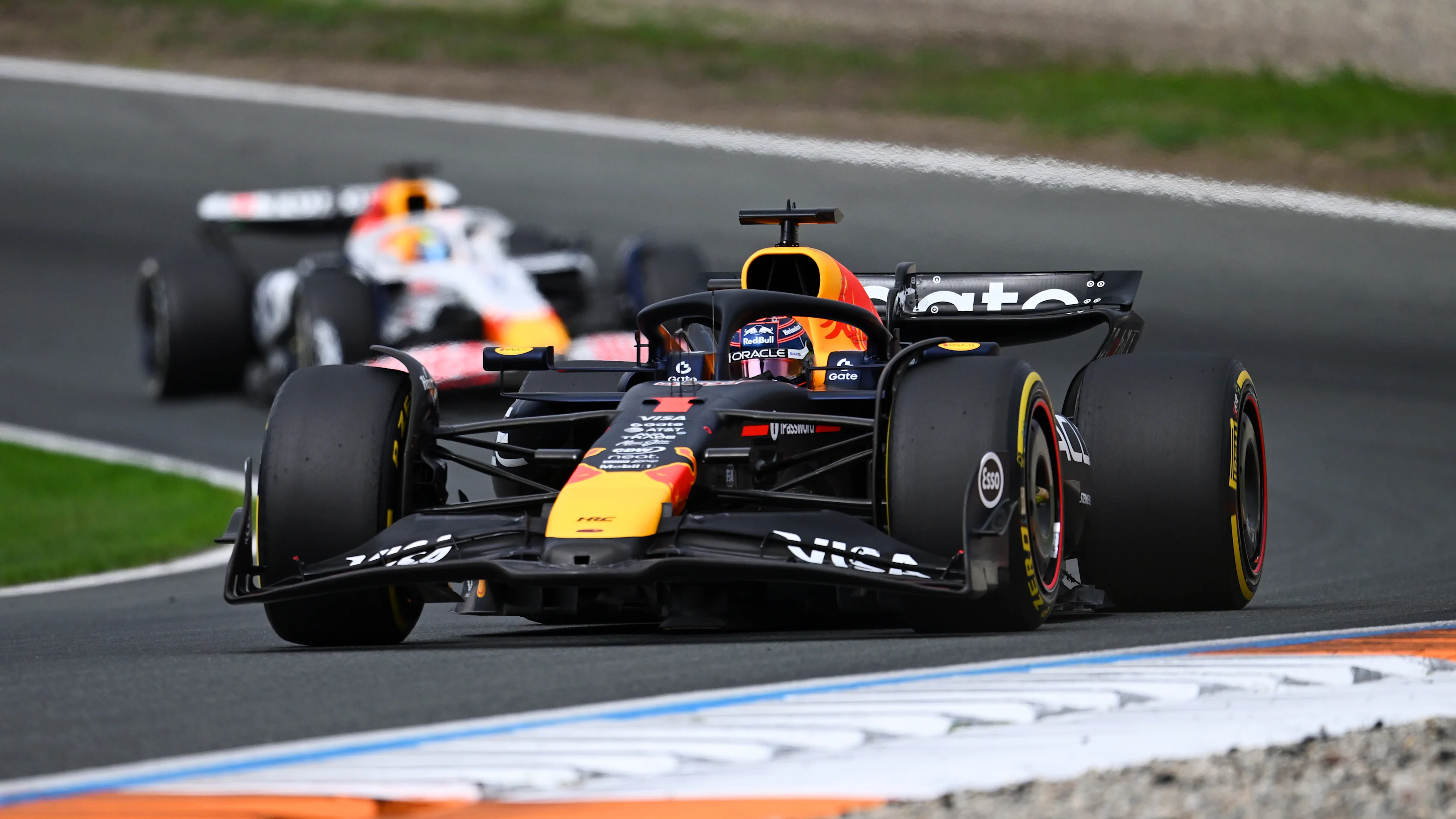 ZANDVOORT, NETHERLANDS - AUGUST 31: Max Verstappen of the Netherlands driving the (1) Oracle Red