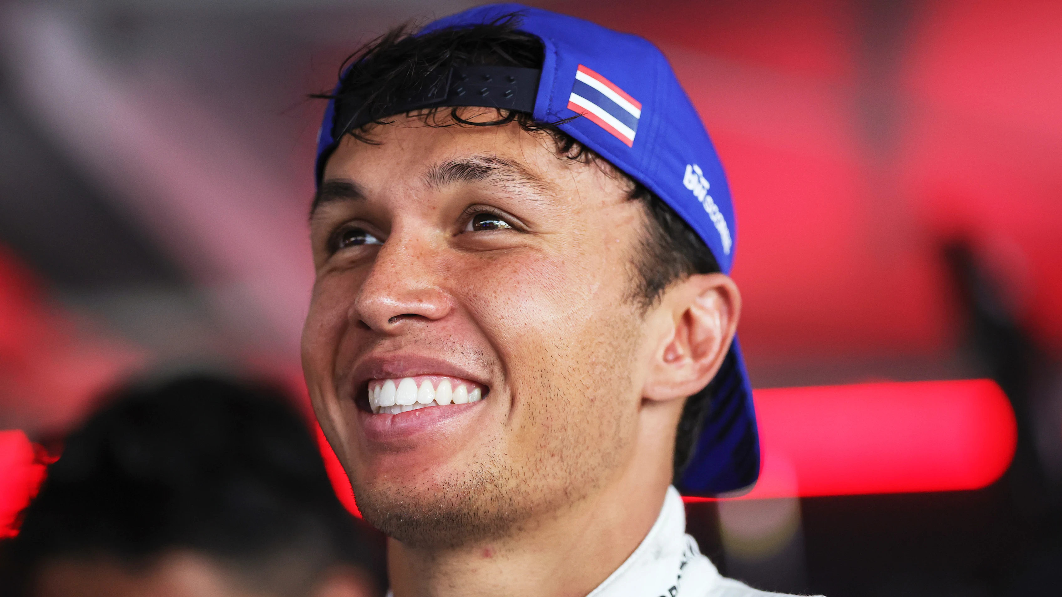 ZANDVOORT, NETHERLANDS - AUGUST 31: Fifth placed Alexander Albon of Thailand and Williams talks to