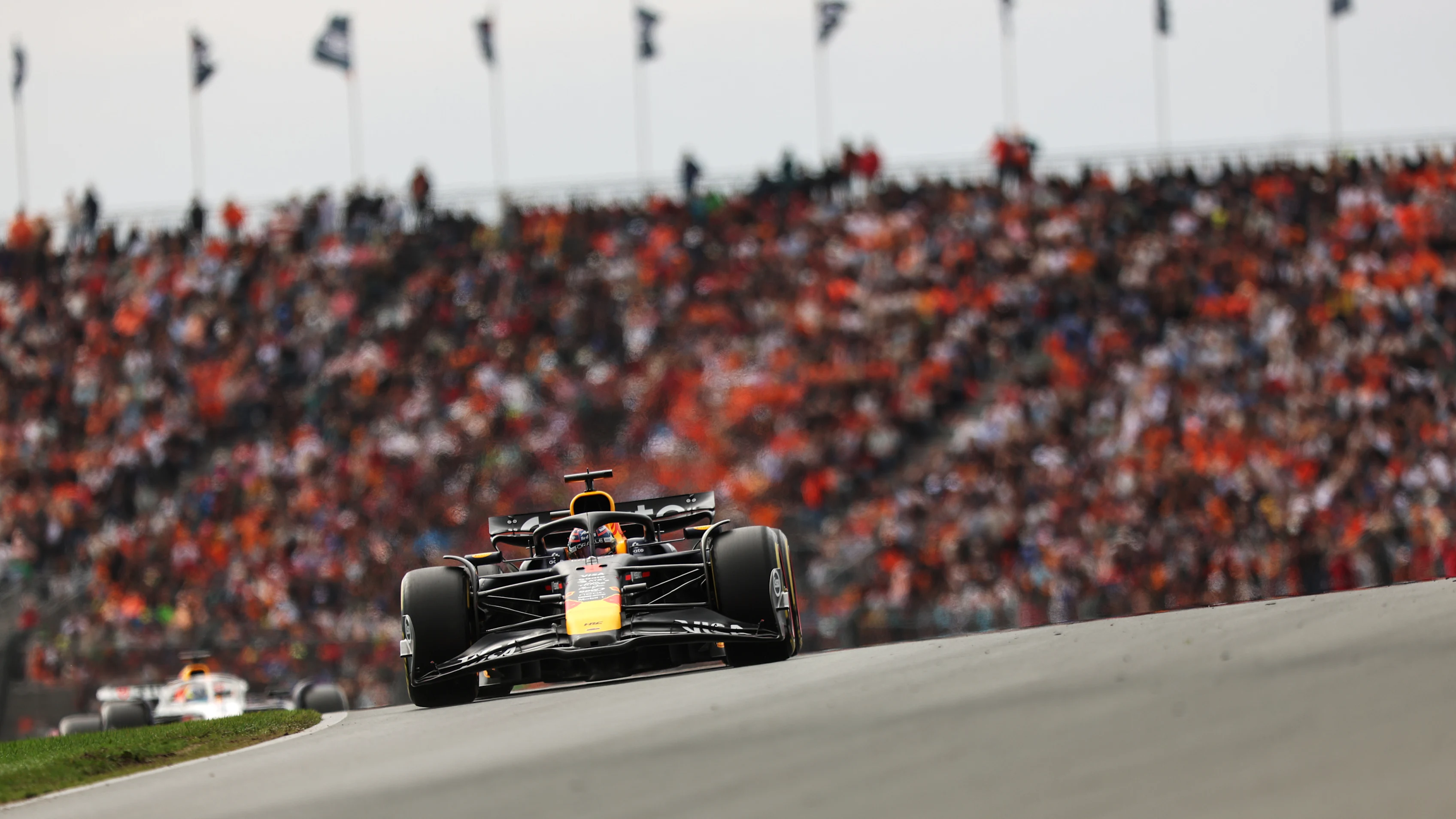ZANDVOORT, NETHERLANDS - AUGUST 31: Max Verstappen of the Netherlands driving the (1) Oracle Red