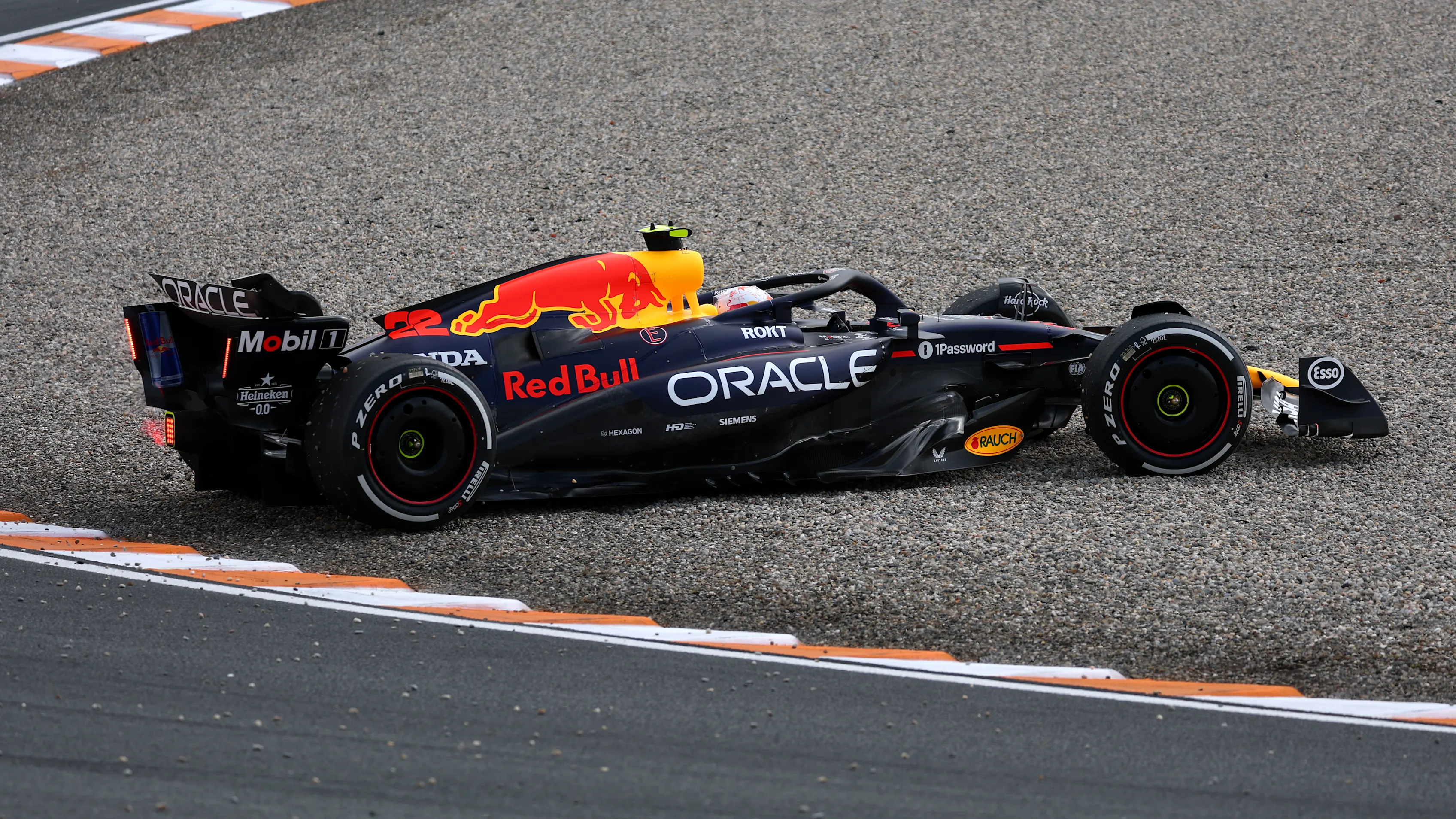 ZANDVOORT, NETHERLANDS - AUGUST 29: Yuki Tsunoda of Japan driving the (22) Oracle Red Bull Racing