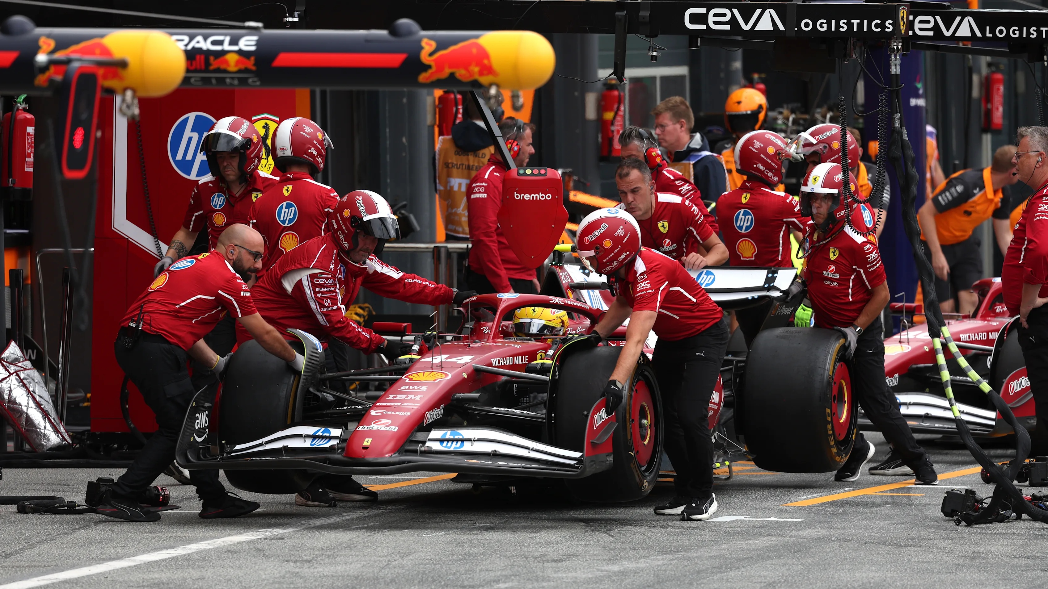 ZANDVOORT, NETHERLANDS - AUGUST 29: Lewis Hamilton of Great Britain driving the (44) Scuderia