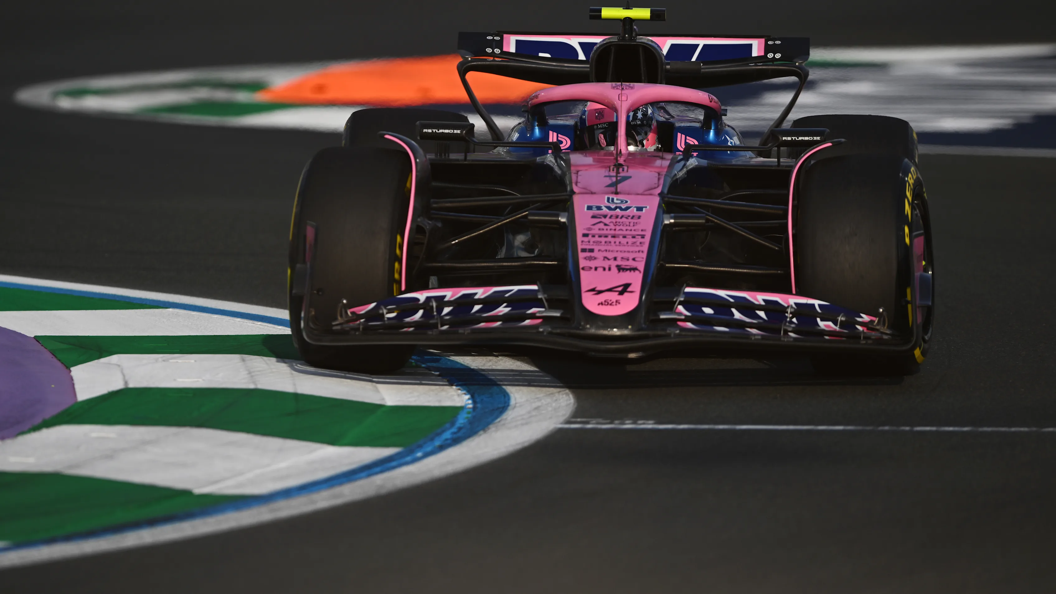 JEDDAH, SAUDI ARABIA - APRIL 18: Jack Doohan of Australia driving the (7) Alpine F1 A525 Renault on