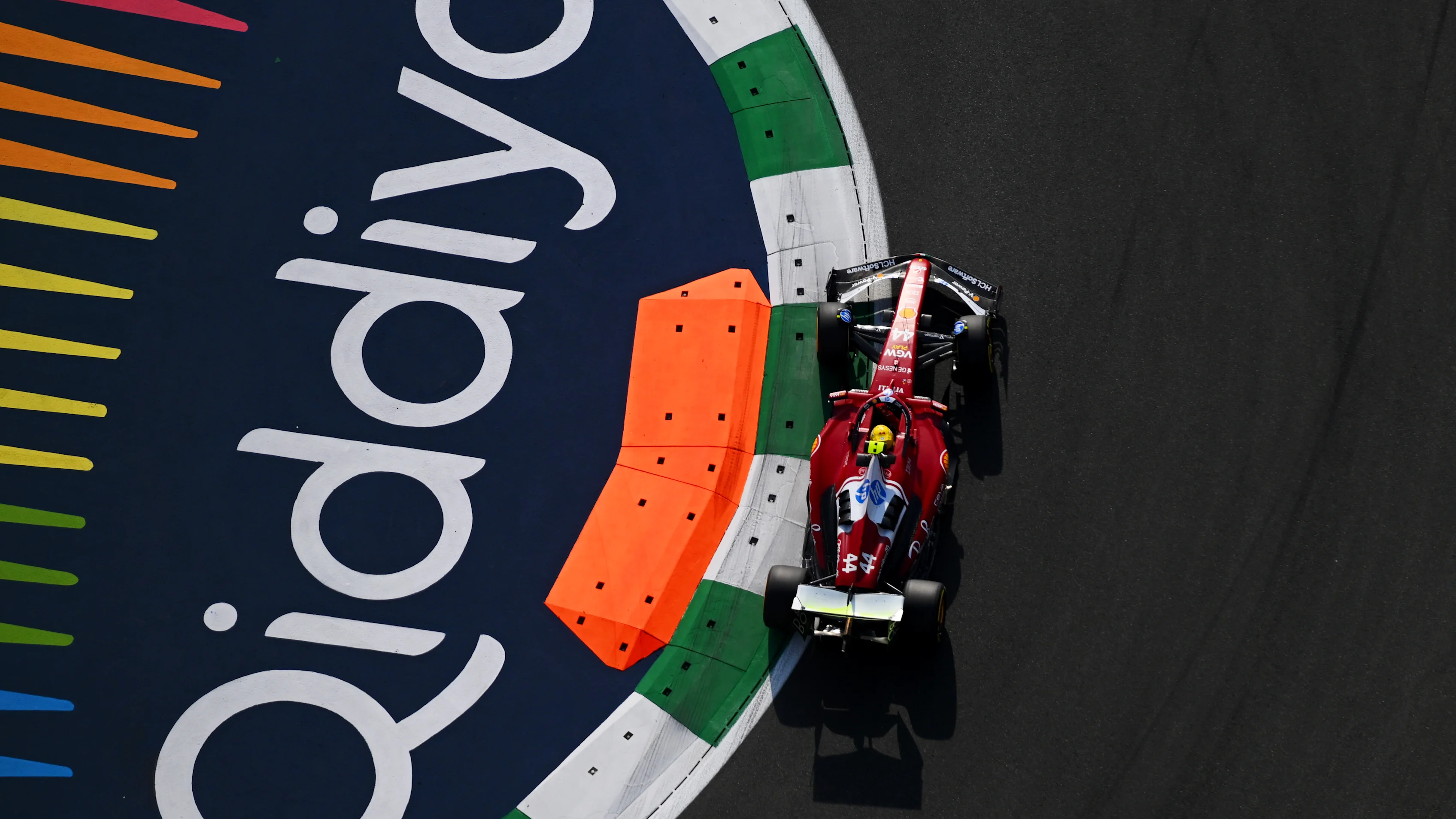JEDDAH, SAUDI ARABIA - APRIL 18: Lewis Hamilton of Great Britain driving the (44) Scuderia Ferrari