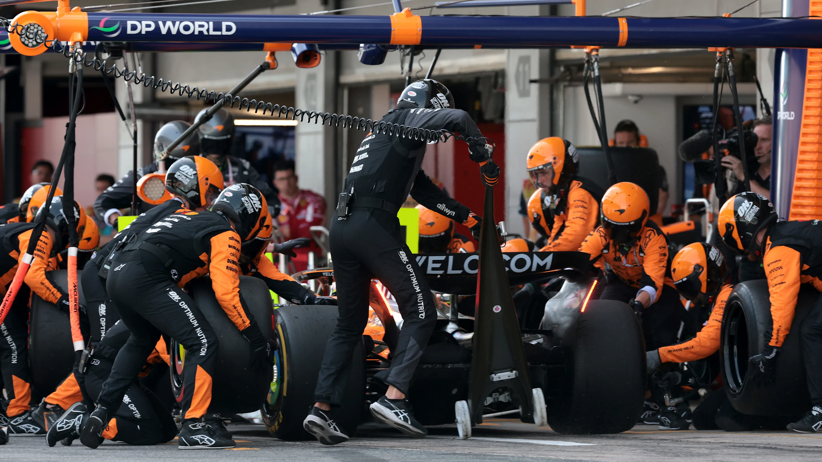 BARCELONA, SPAIN - JUNE 01: Oscar Piastri of Australia driving the (81) McLaren MCL39 Mercedes