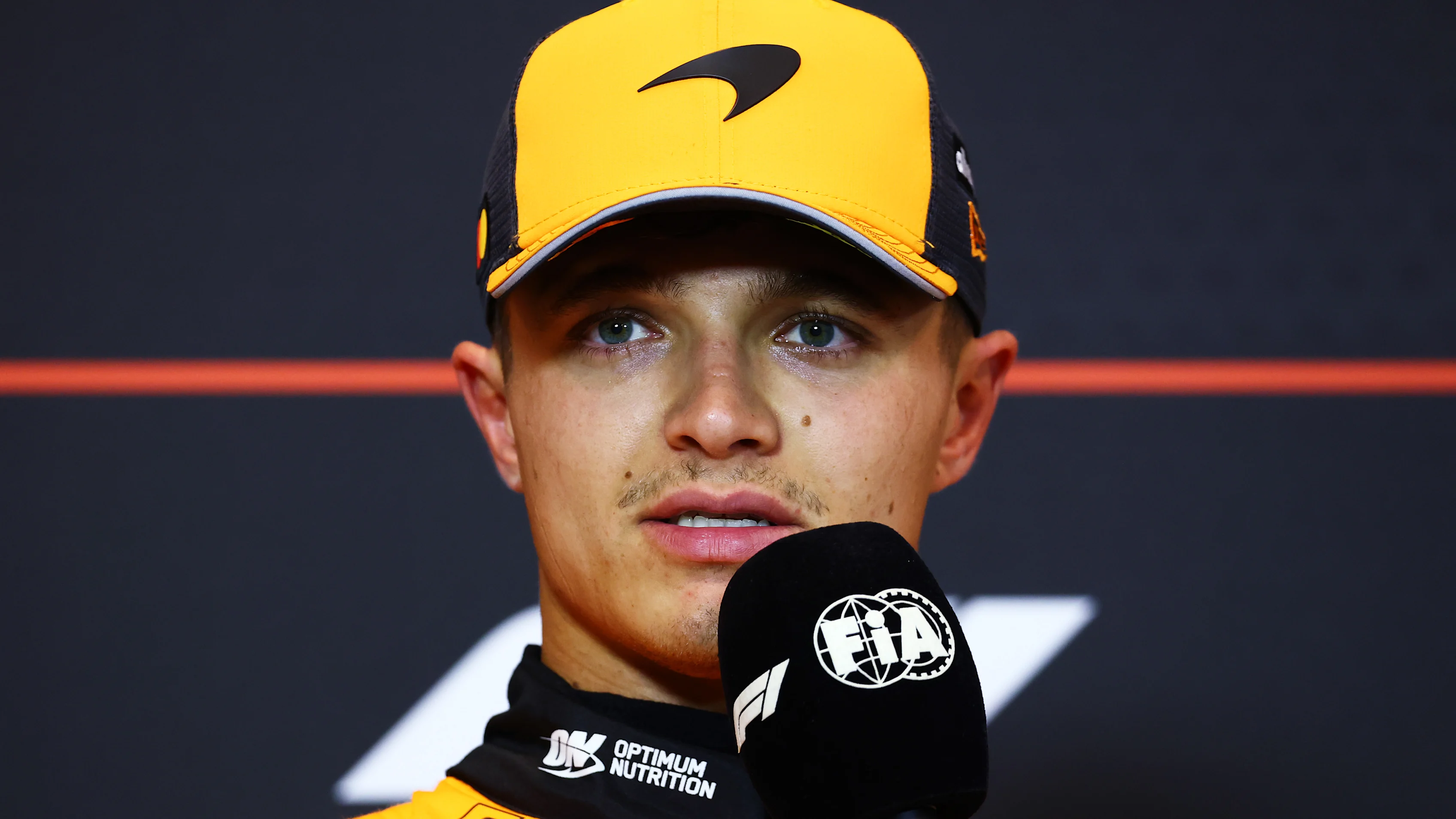 BARCELONA, SPAIN - MAY 31: Second placed qualifier Lando Norris of Great Britain and McLaren in the