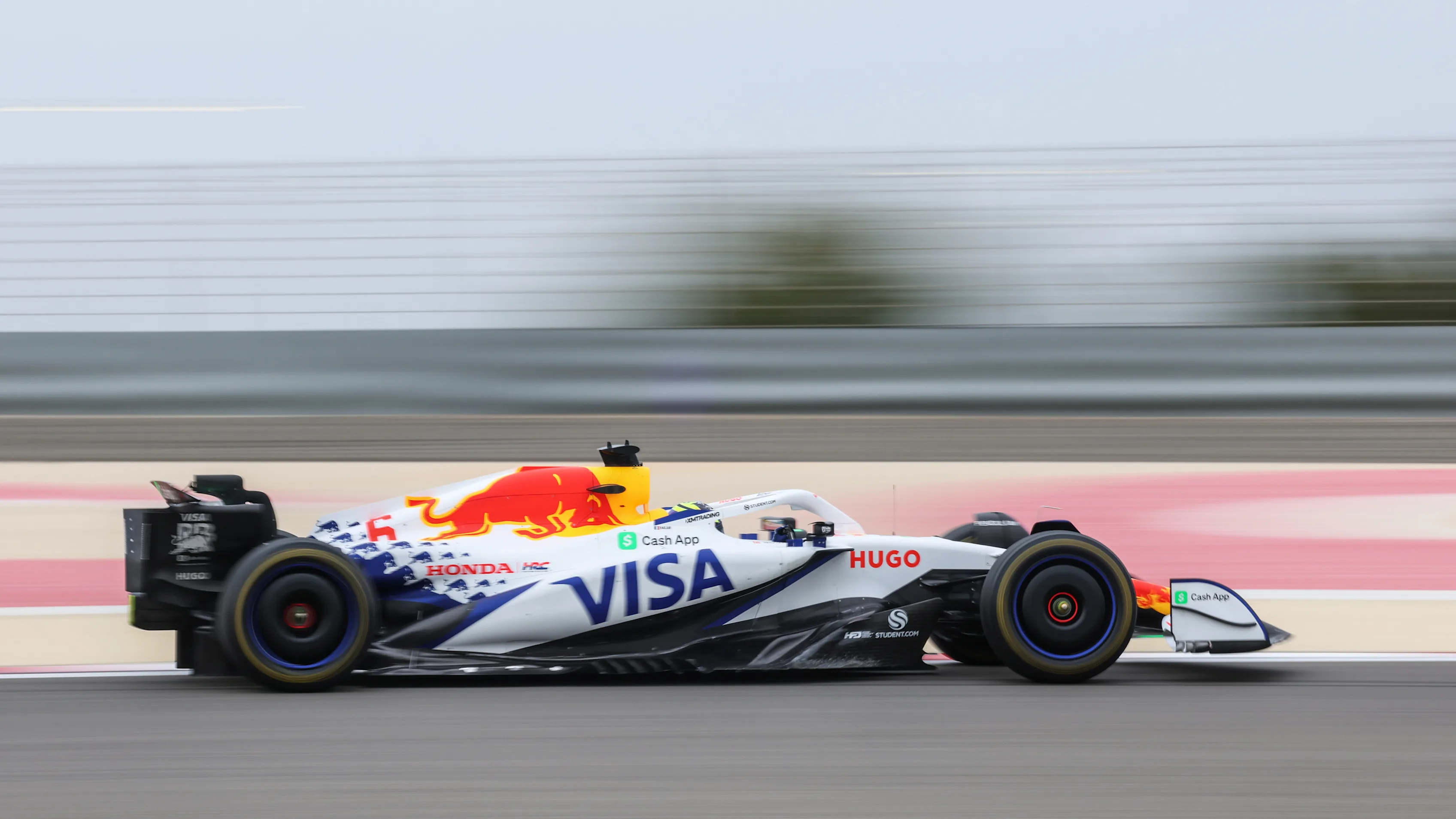 BAHRAIN, BAHRAIN - FEBRUARY 26: Isack Hadjar of France driving the (6) Visa Cash App Racing Bulls