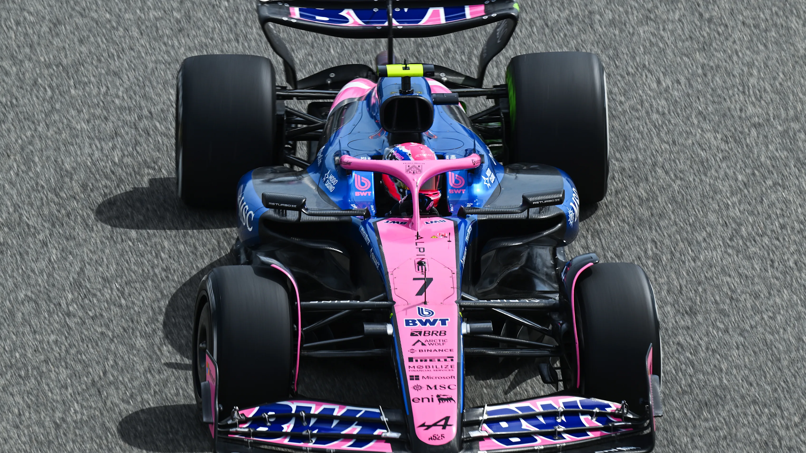 BAHRAIN, BAHRAIN - FEBRUARY 28: Jack Doohan of Australia driving the (7) Alpine F1 A525 Renault on
