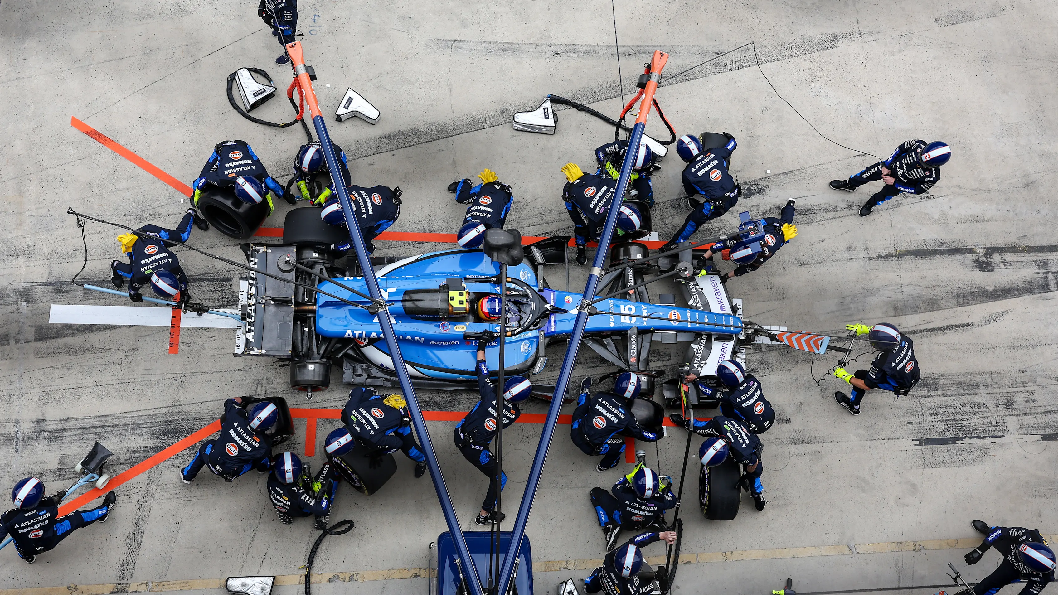 SHANGHAI, CHINA - MARCH 15: Carlos Sainz of Spain driving the (55) Williams FW48 Mercedes makes a