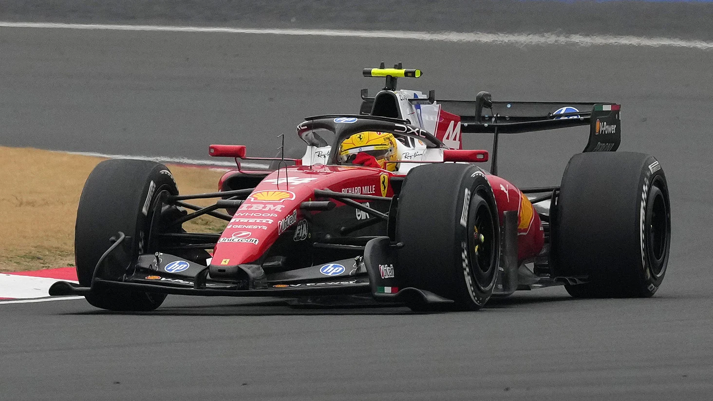 SHANGHAI, CHINA - MARCH 15: Lewis Hamilton of Great Britain driving the (44) Scuderia Ferrari SF-26